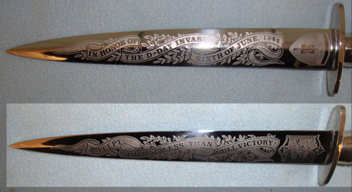 MINT, Cased Commemorative Fairbairn Sykes 3rd Pattern FS Fighting Knife 'WW2 D-Day Invasion