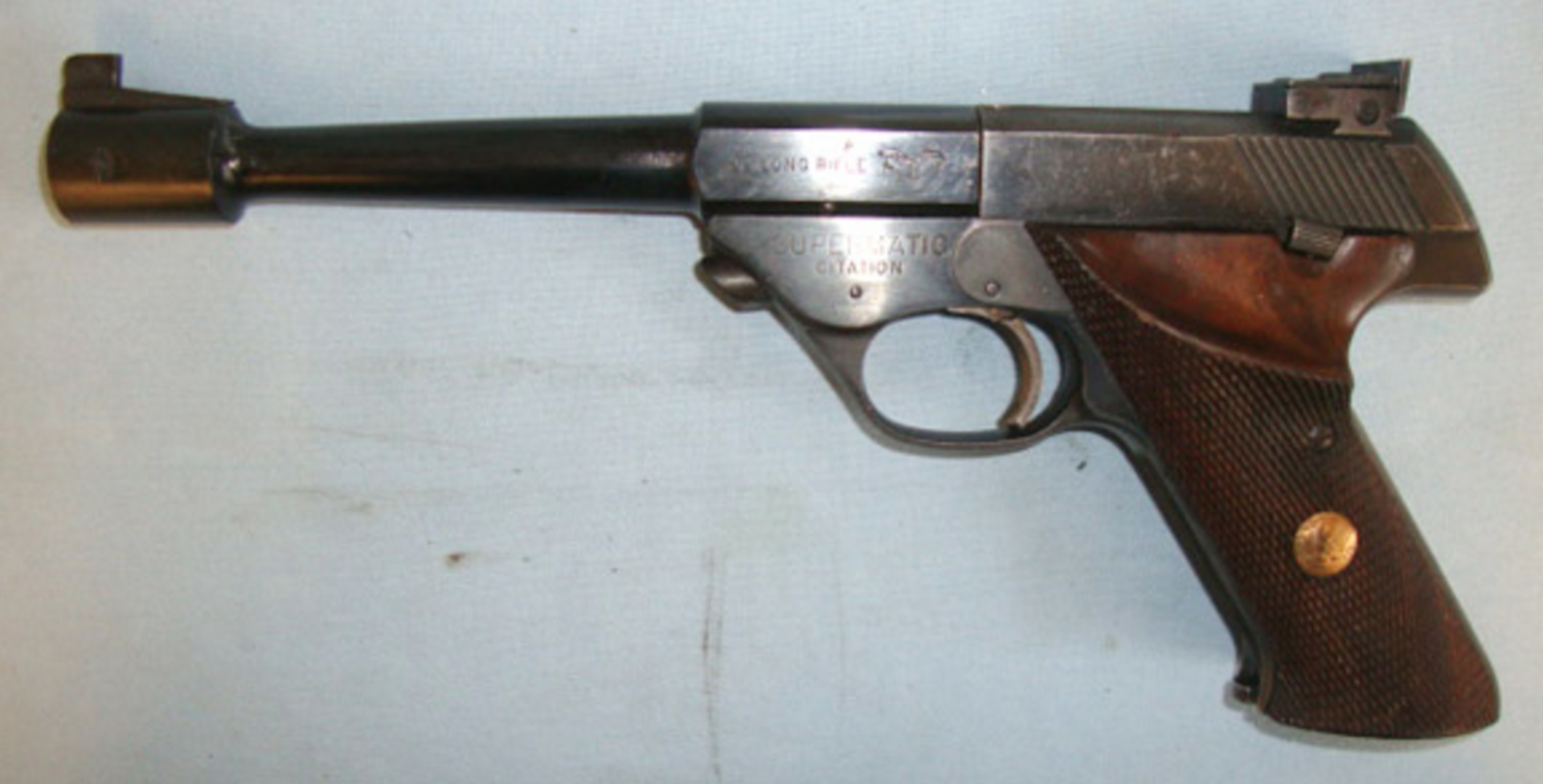 1960-1963 High Standard Supermatic Citation Model 103 .22 LR Semi Automatic Pistol - Image 3 of 3