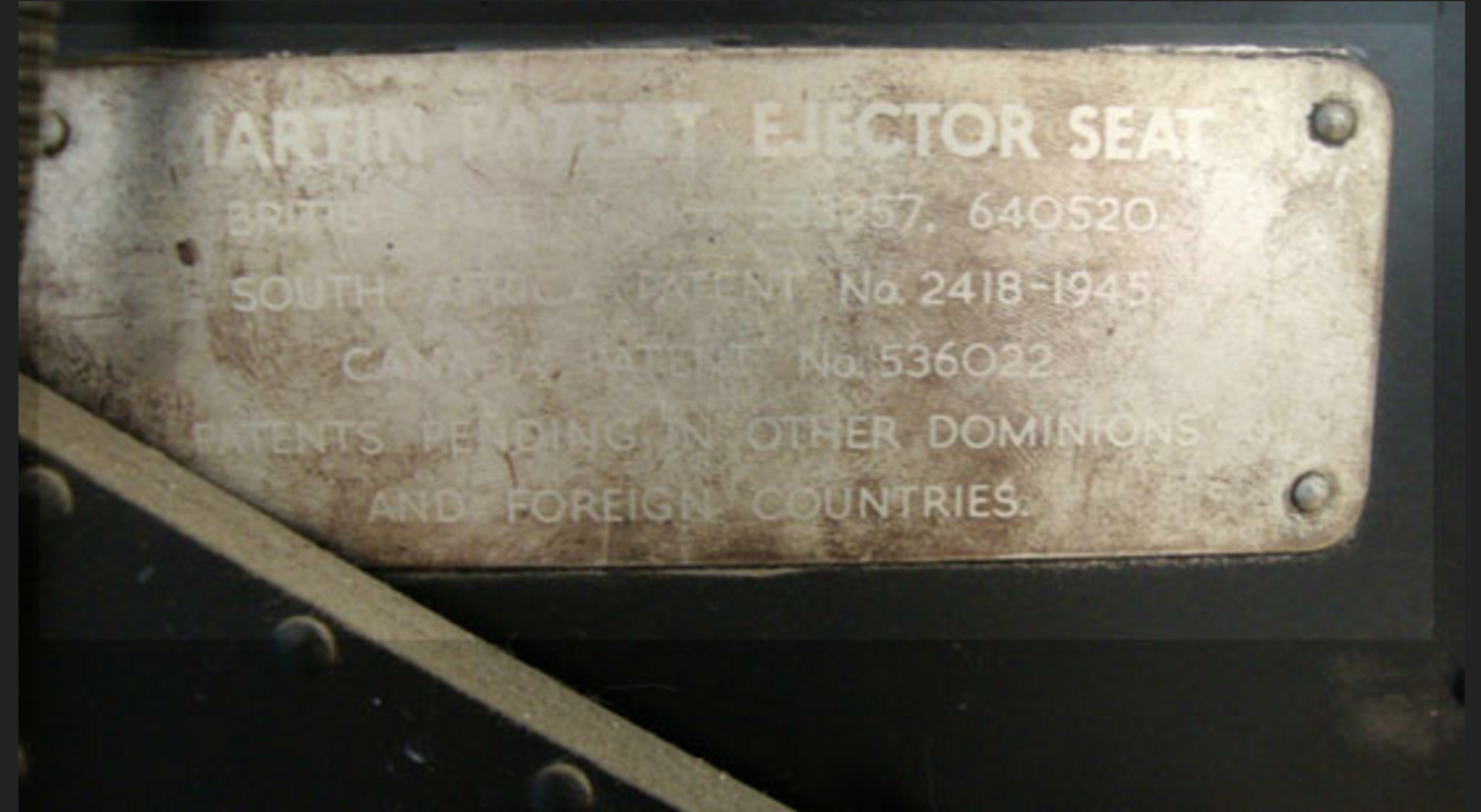 COMPLETE, Post 1951, MK 2 HA (N) Martin Patent Ejector Seat - Image 3 of 3