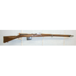 British Nitro Proofed, Swiss, Schmidt-Rubin Model 1889 7.5 x 53.5 mm Straight Pull, Rifle.