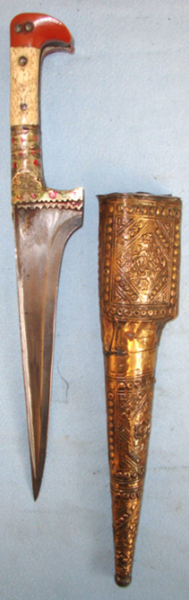 Victorian Era North West Frontier Pesh-Kabz Choora / Khyber Afghan Armour Piercing Knife