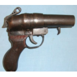 WW2 Type 90 Japanese Army & Navy Double Barrelled Flare / Signal pistol