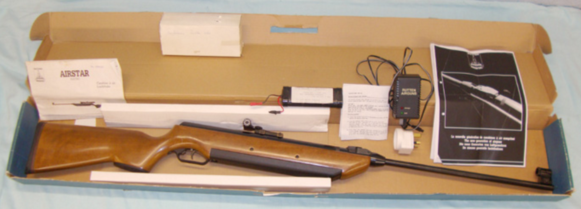 Rare 1990's Boxed, Belgian, Rutten AirStar .177 Calibre, Single Shot Air Rifle