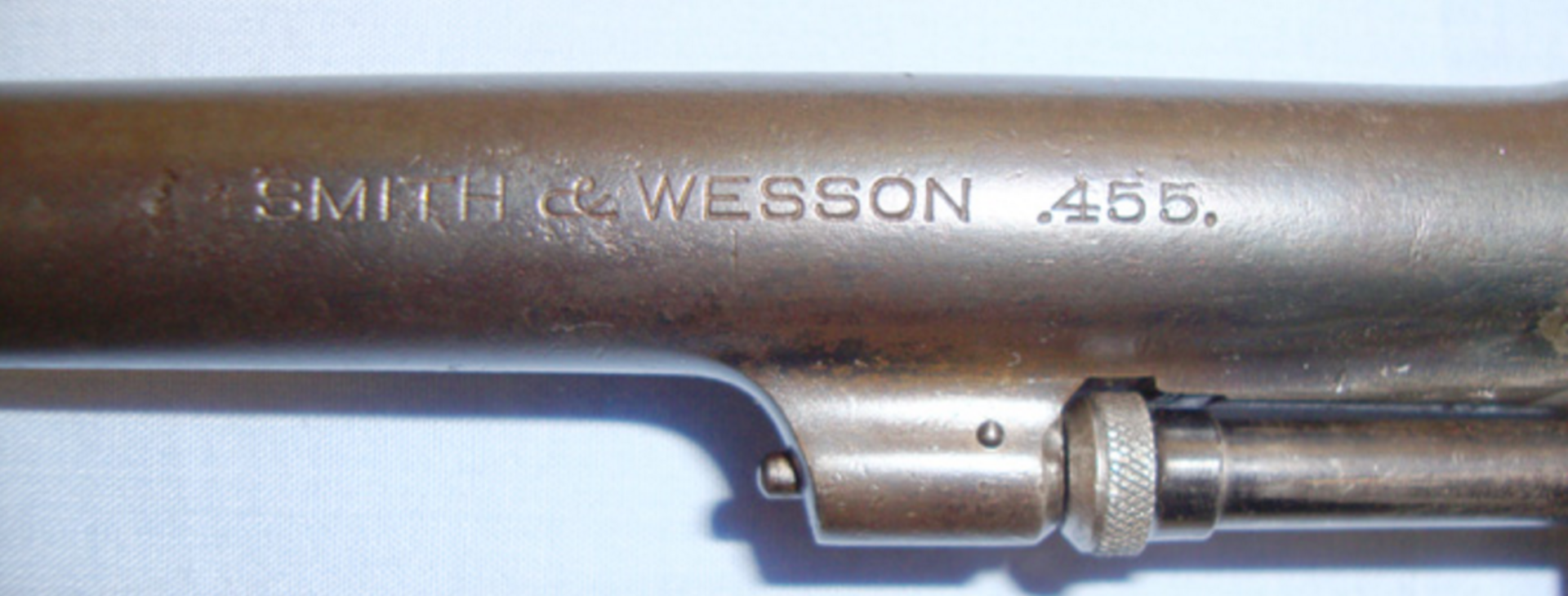 WW1 British Issue, U.S.A Made Smith & Wesson Officer's .455 Calibre Service Revolver - Image 2 of 3