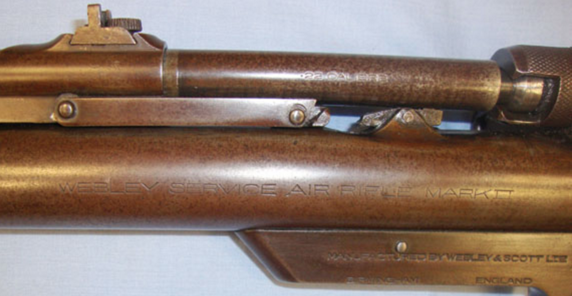 1930's Webley Service MK II .22 Calibre Air Rifle - Image 2 of 3