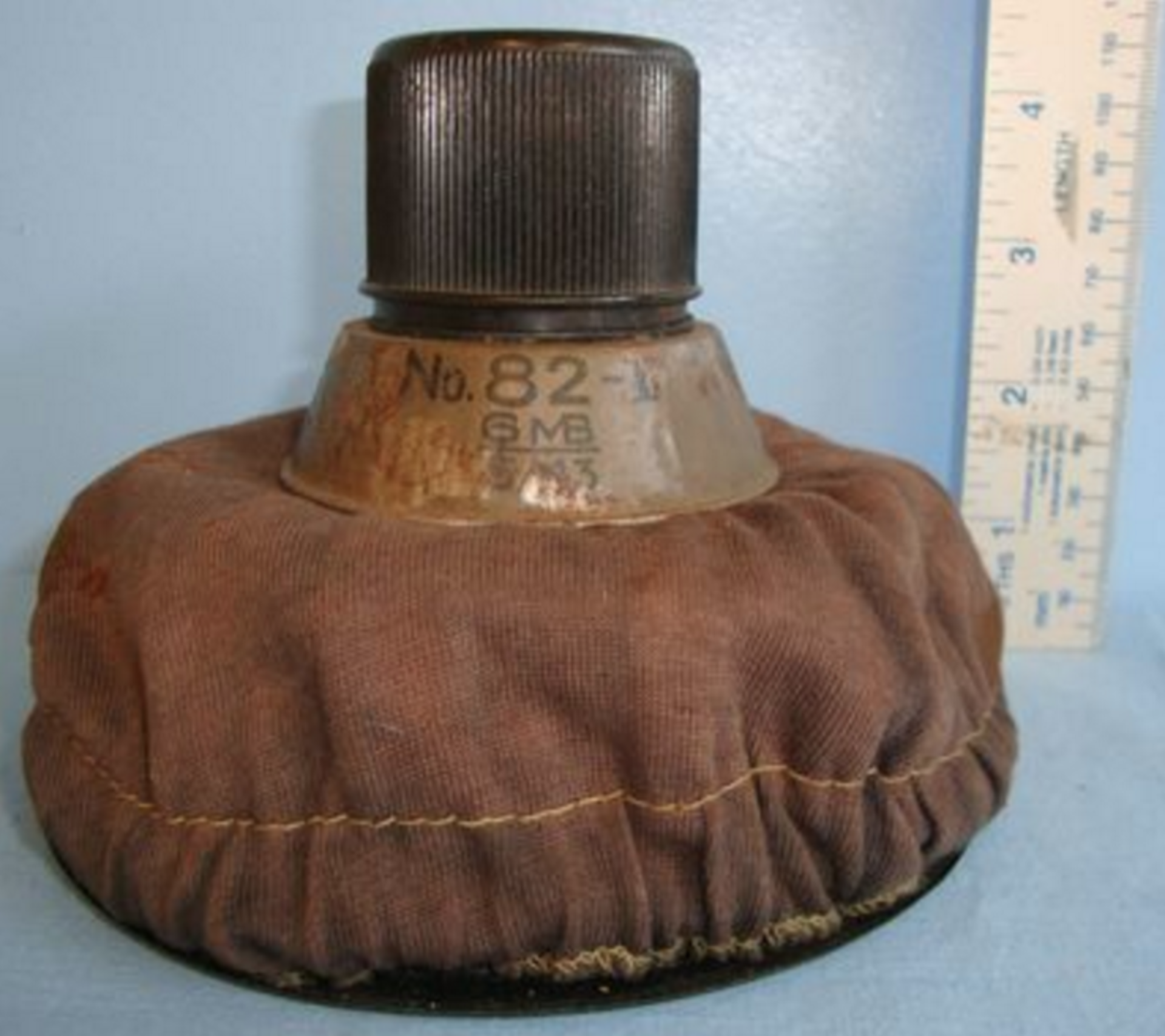 RARE, INERT, WW2 1943 British Special Forces, No.82-1 Gammon Bomb/ Grenade By Metal Box Co. - Image 2 of 3