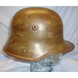 WW1 German 'Coal Scuttle' M16 Steel Helmet With Original Leather Liner