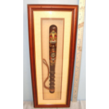 Display Cased, WW1 Era 1916-1919 Dated, Rochdale Special Constabulary Presentation Truncheon