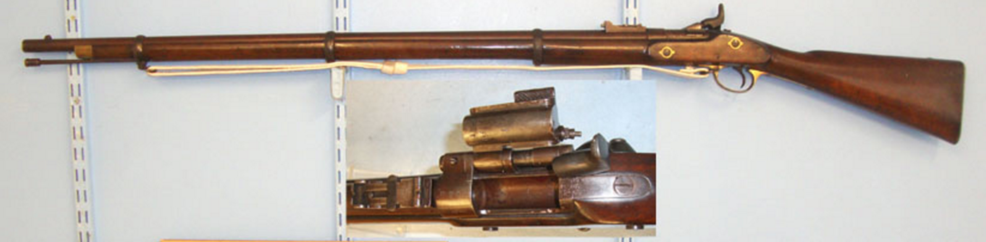 British 1862 Dated Enfield MK II** 3 Band .577 Calibre Snider Rifle Regiment Marked ’V Ex3’ - Image 3 of 3