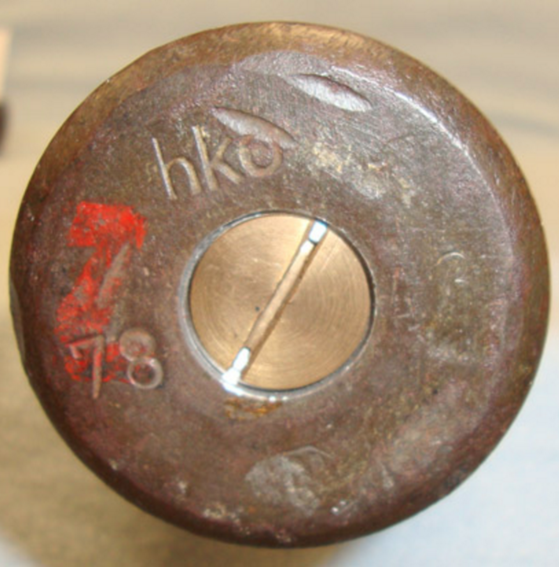 WW2, 1940 Dated German Tilebreaker Incendiary Bomb With Rare Inert Anti personnel Bomb/Booby Trap. - Image 3 of 3