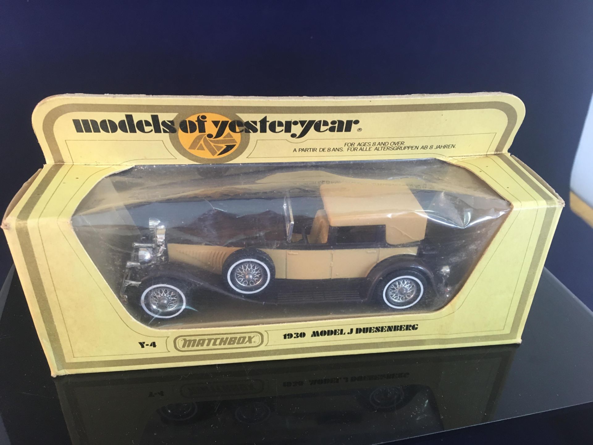 BOXED MATCHBOX MODELS OF YESTERYEAR DIE CAST MODEL - 1930 MODEL J DUESENBERG. FREE UK DELIVERY. NO