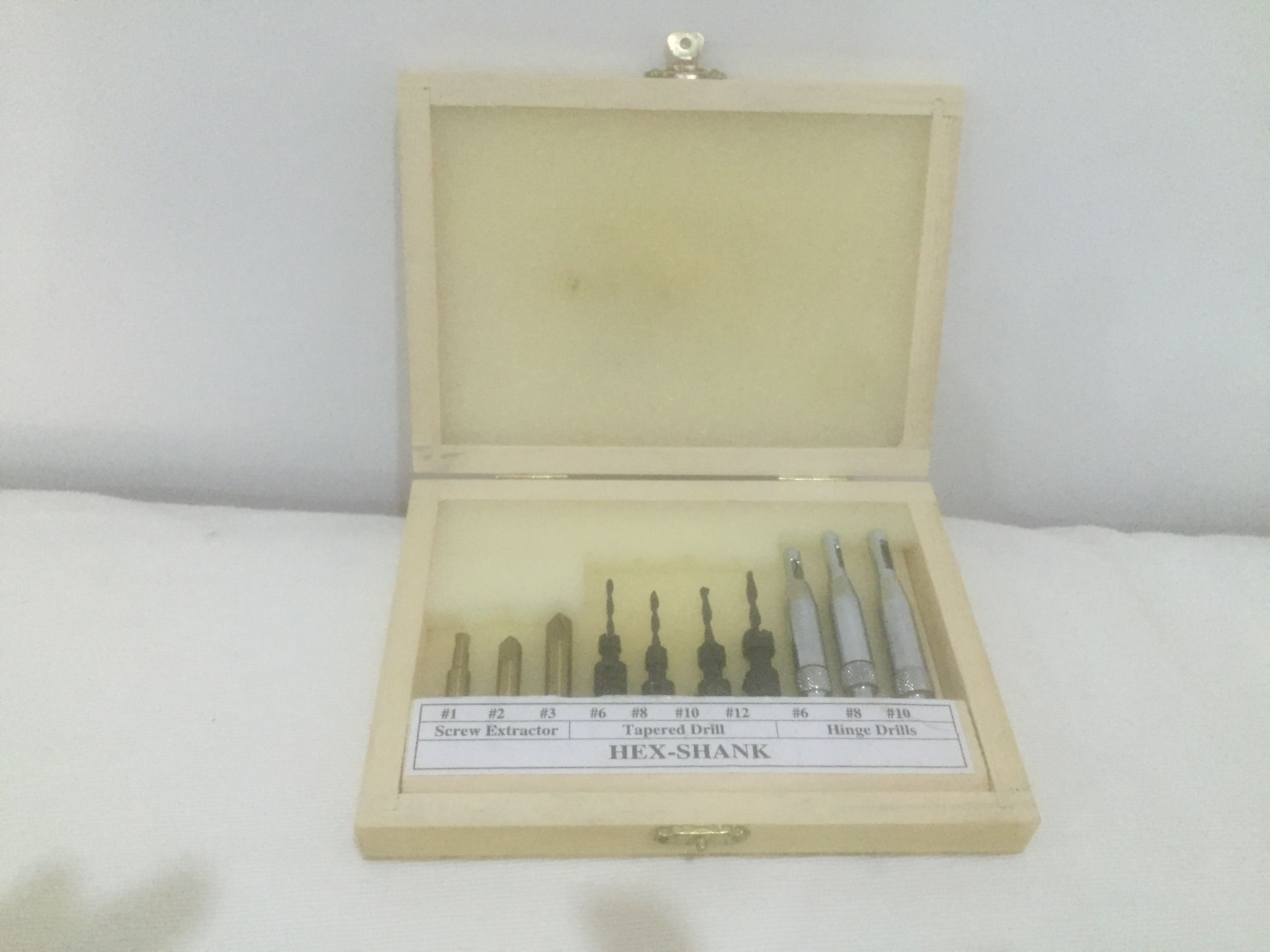 10 PIECE DRILL PIECE SET - NEW