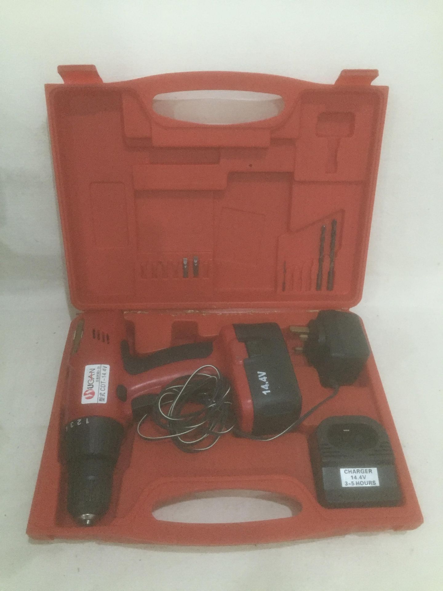 WUCAN 14.4V CORDLESS DRILL - USED