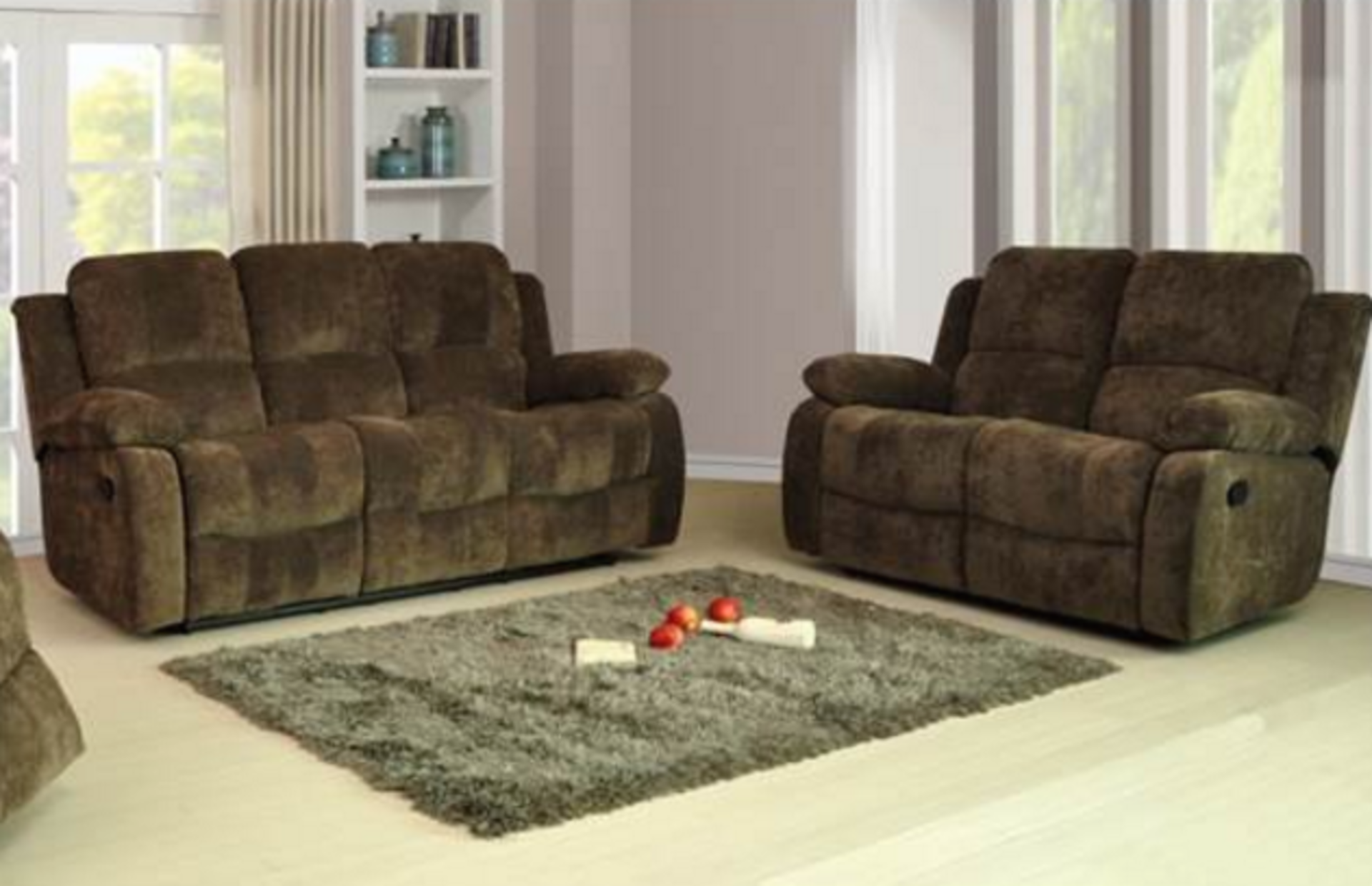 VALENCIA 3 SEATER AND 2 SEATER SOFAS