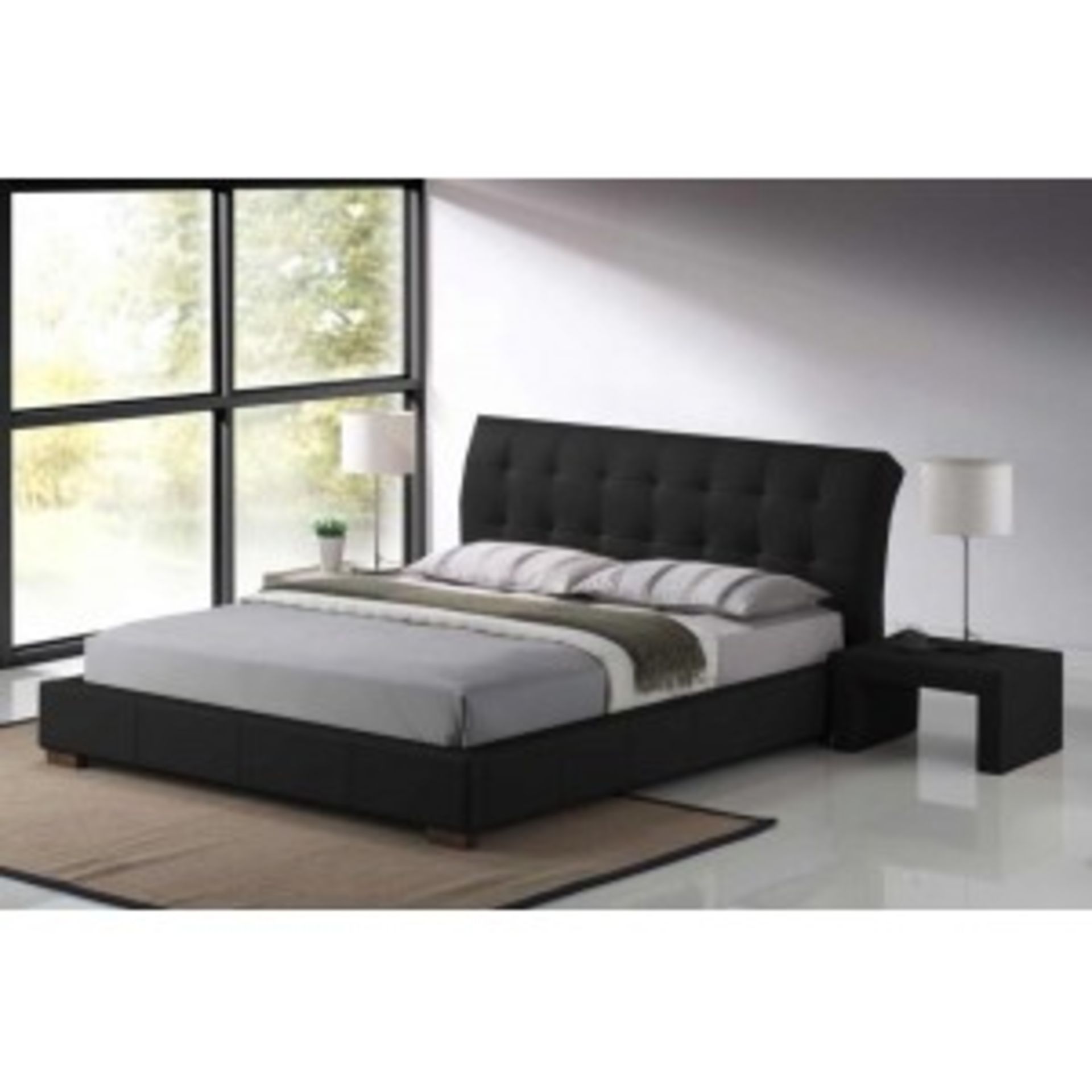 Brand new boxed direct from the manufacturers double Sonoma up bedstead in black