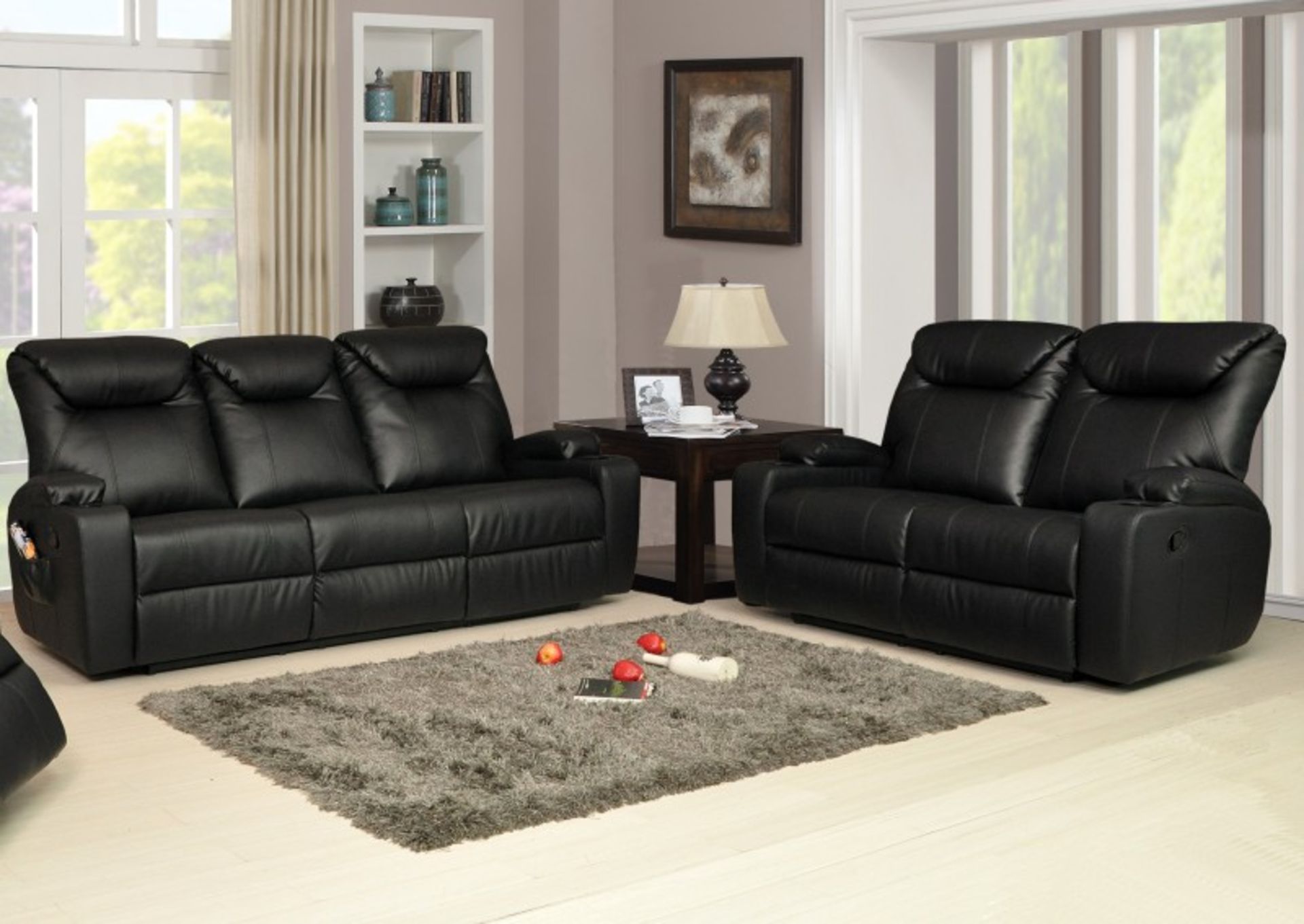 Brand new boxed direct from the manufacturers lazy boy 3 seater and 2 seater reclining leather sofas