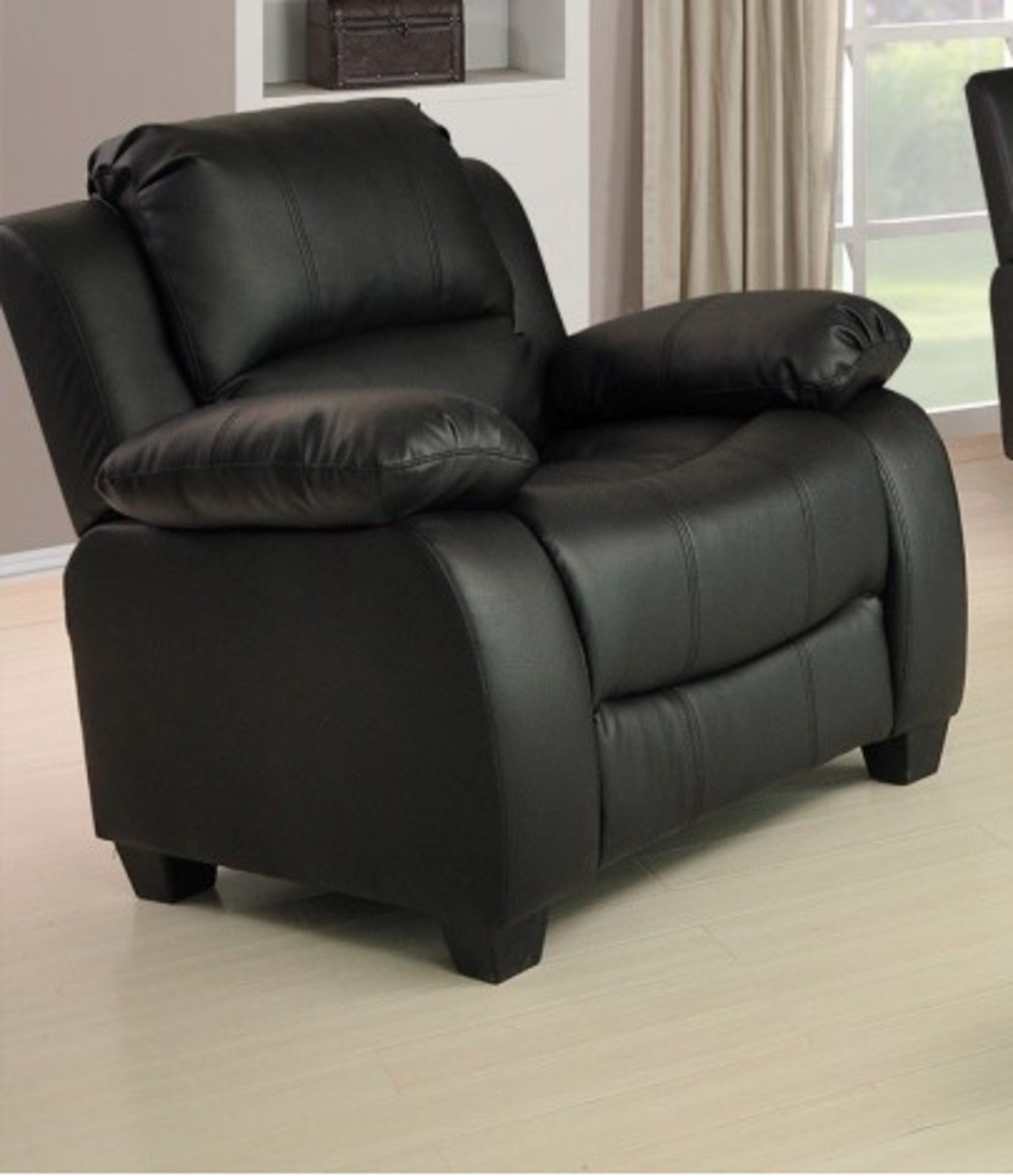 Brand new boxed direct from the manufacturers Valerie standard arm chair in black