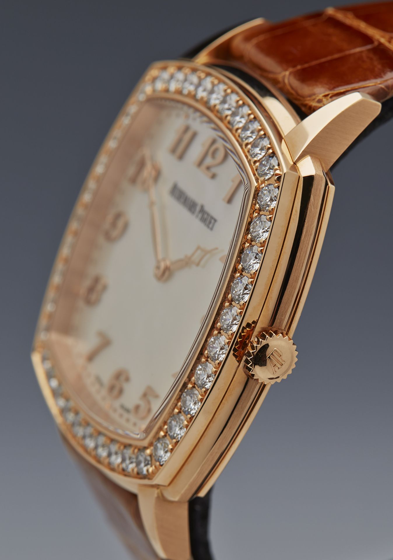 Audemars Piguet, Tradition Extra Thin 18k Rose Gold Diamonds MOP 15337OR.ZZ.A810CR.01 - Image 5 of 11