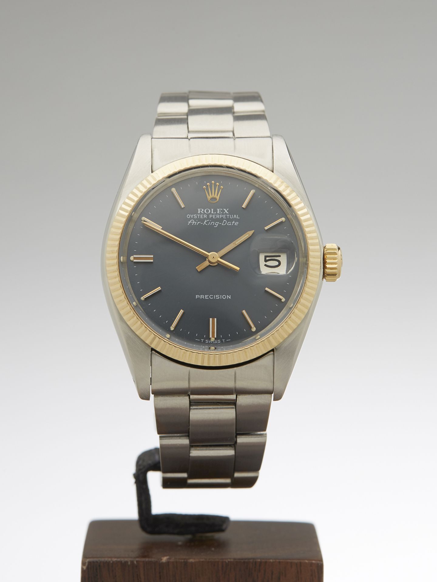1978 Rolex, Air King Date, Rare Gold Bezel and Crown - Image 3 of 10