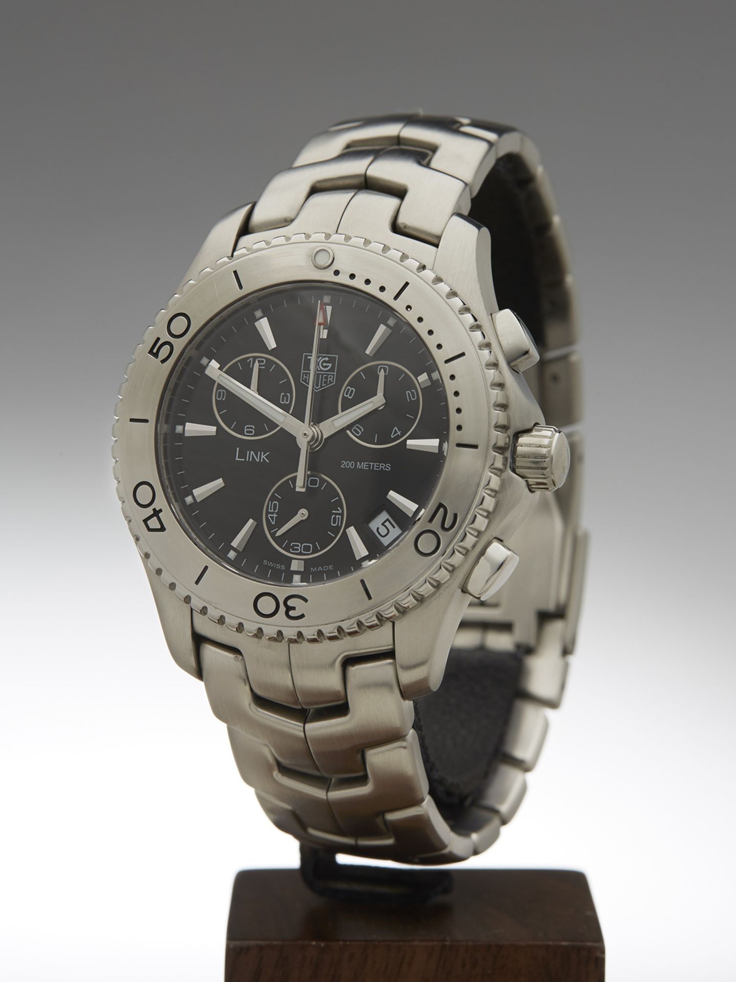 Tag Heuer, Link Chronograph 42mm Stainless Steel
