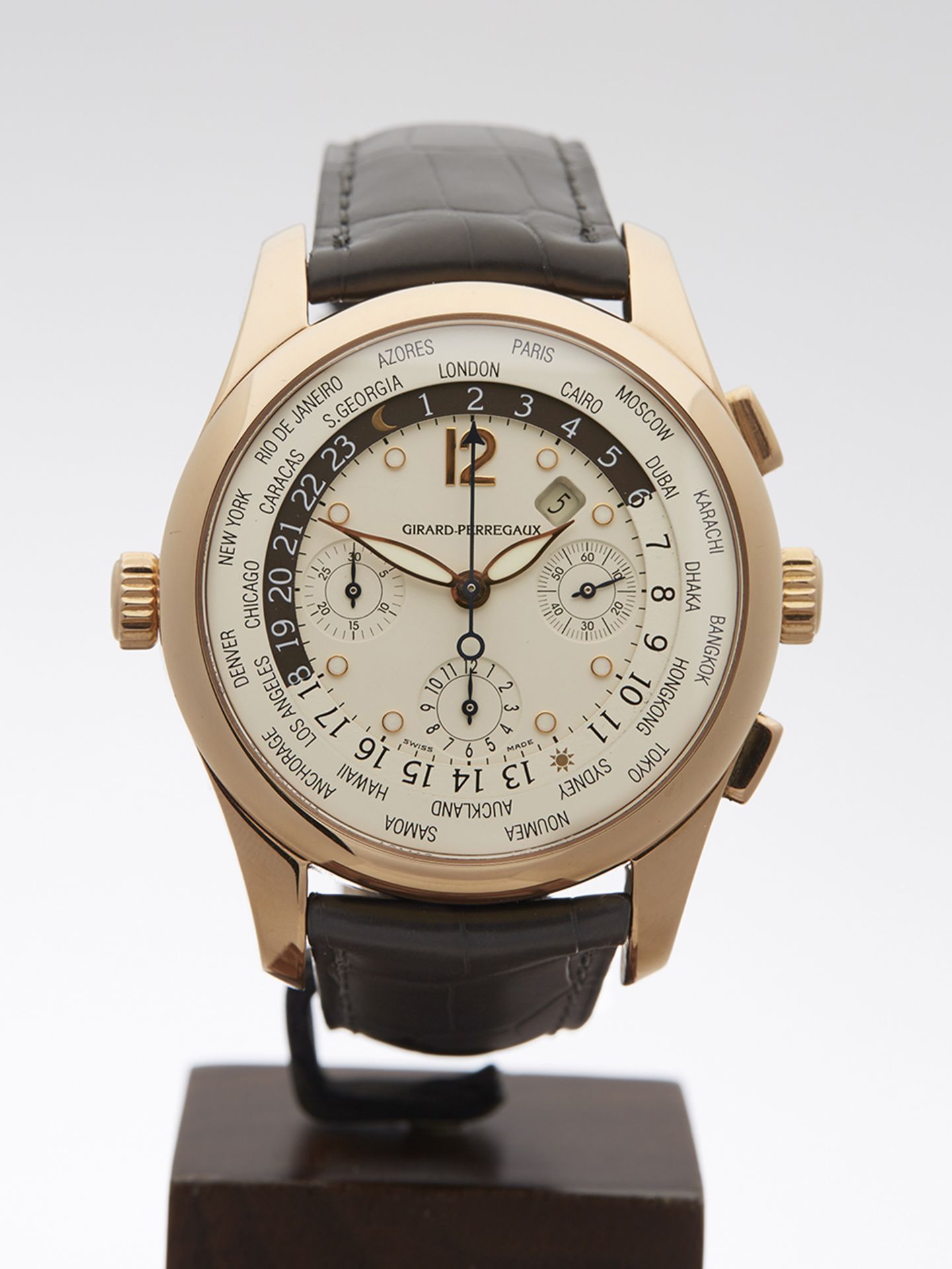 Girard Perregaux, WW.TC 18K Rose Gold Mens 49800-0-51-1041 - Image 3 of 9