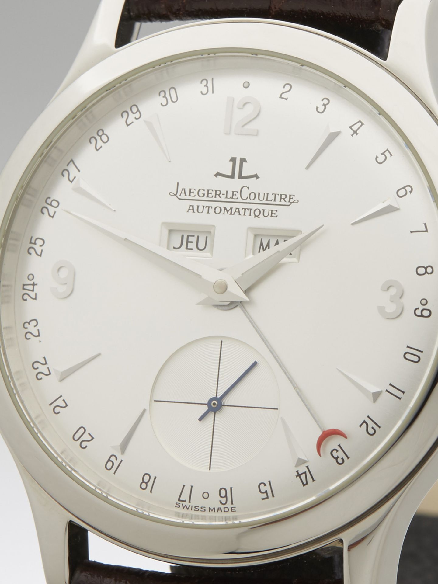 Jaeger-lecoultre, Master Control 1000 Hours Triple Date 37mm Stainless Steel 140.8.87 - Image 2 of 9