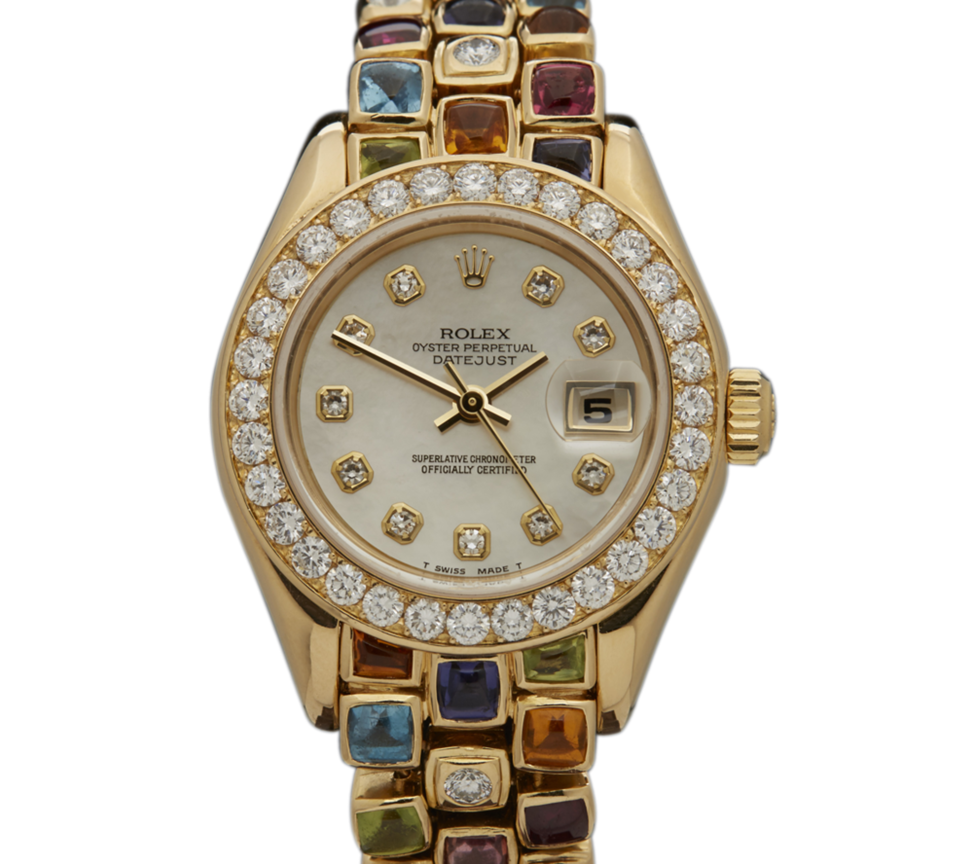 Rolex, Pearlmaster 69298 Diamonds & Precious Gems Limited Edition for the Dubai Royal Family - Image 4 of 11