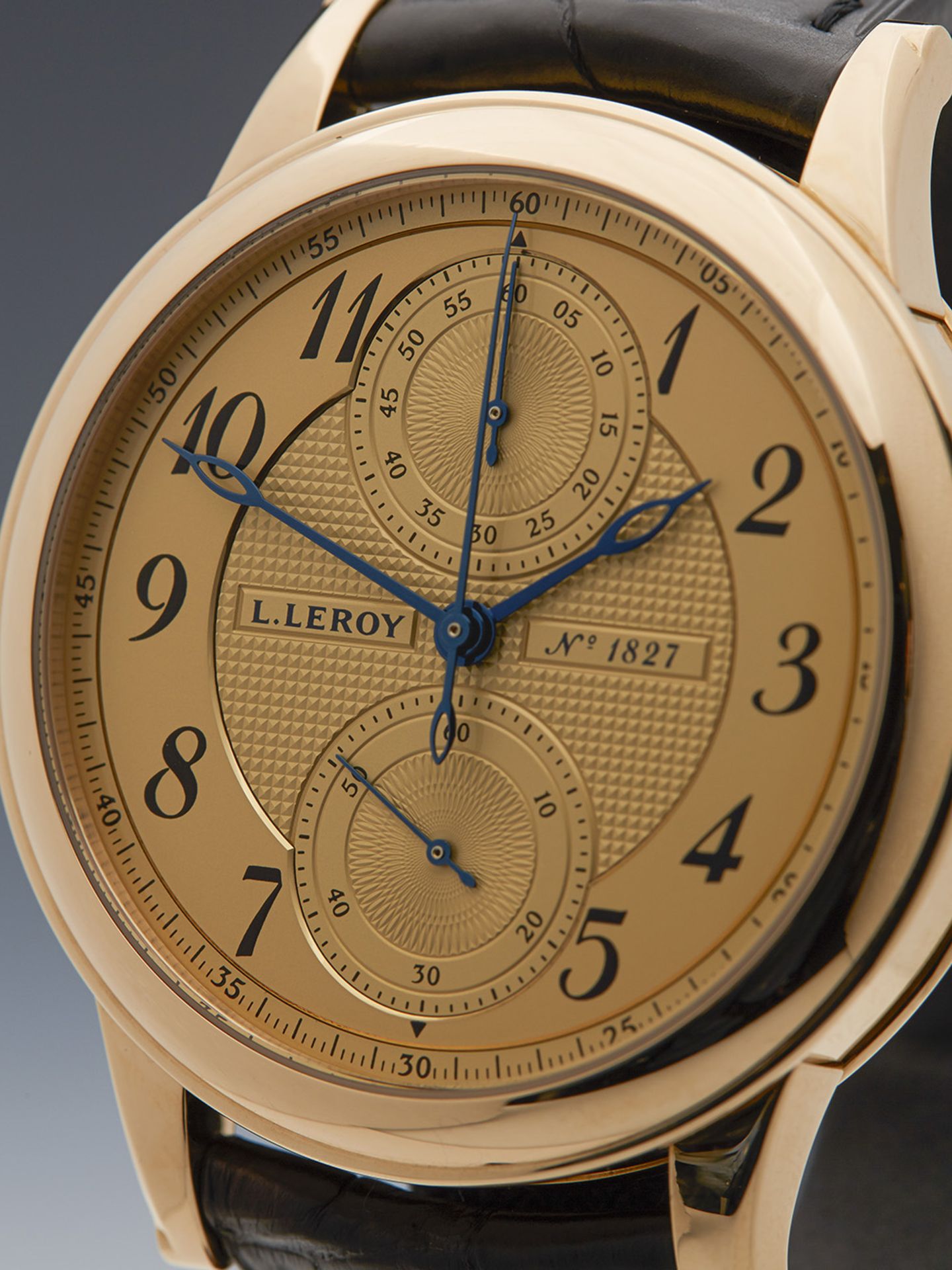 L.Leroy, Osmior Monopusher Chronograph 18k Rose Gold LL101-3 - Image 2 of 10