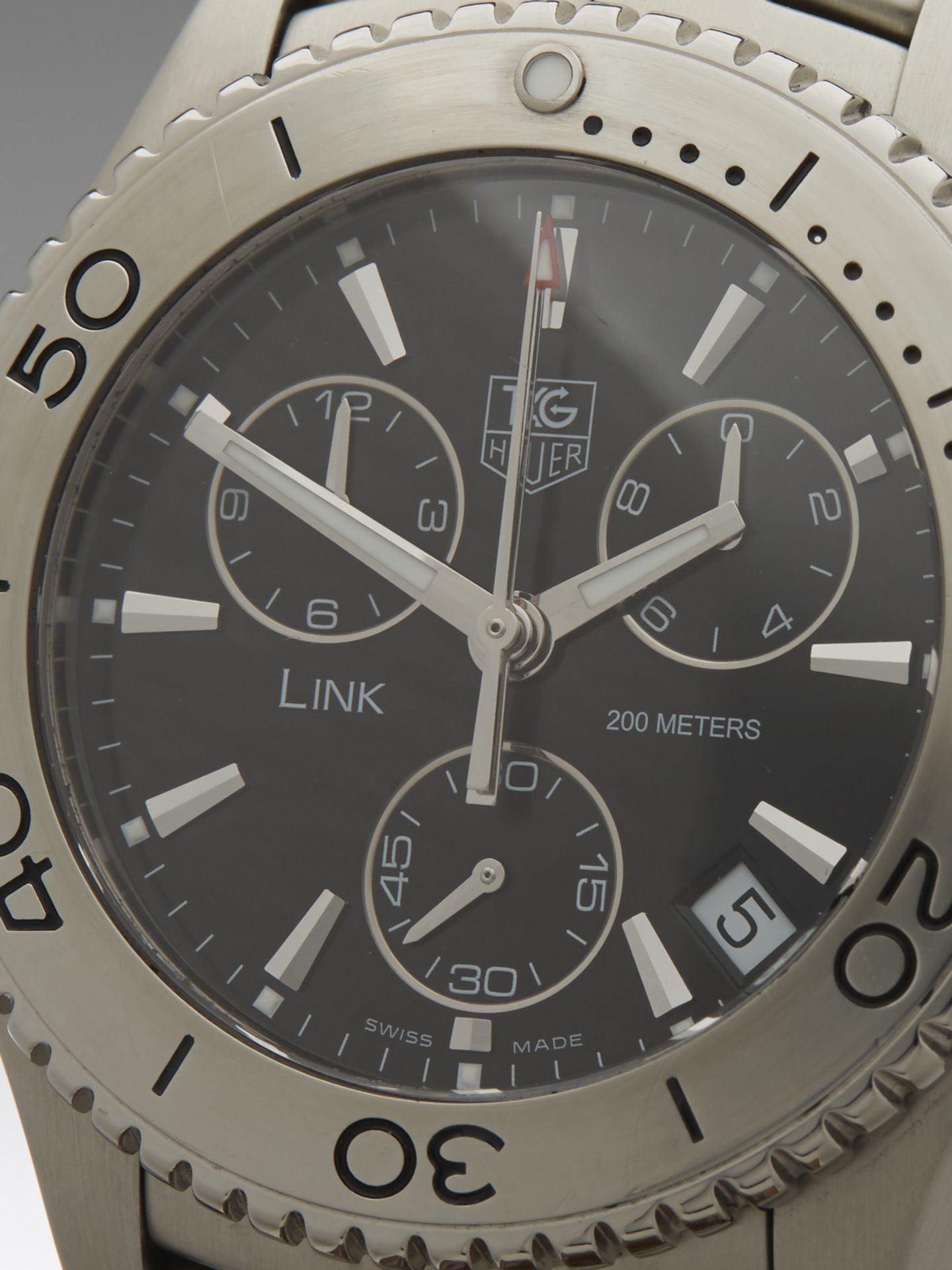 Tag Heuer, Link Chronograph 42mm Stainless Steel - Image 2 of 9