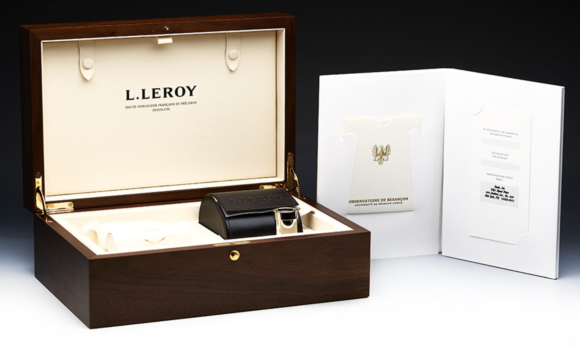 L.Leroy, Osmior Monopusher Chronograph 18k Rose Gold LL101-3 - Image 10 of 10