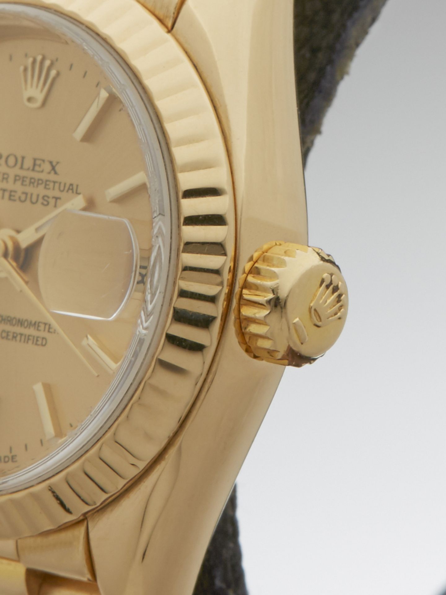 1989 Rolex, Datejust Lady DateJust 26mm 18k Yellow Gold 69178 - Image 4 of 8