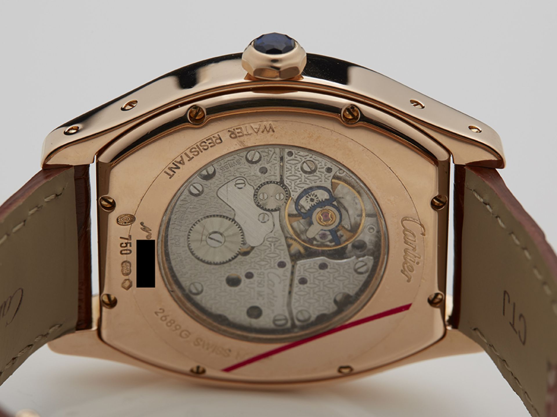 Cartier, Tortue Privee Power Reserve 18k Rose Gold Limited Edition 2689G - Image 9 of 10