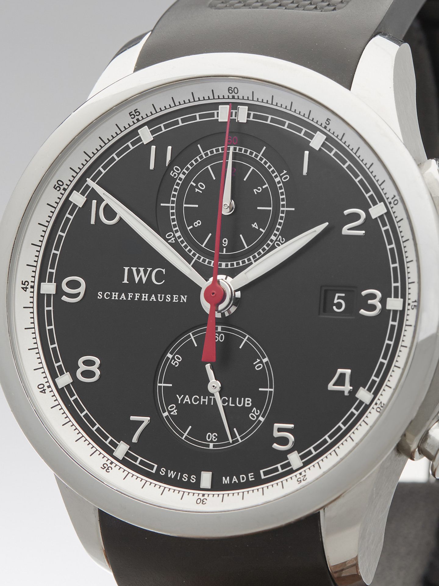 IWC, Portuguese Chronograph 45.3mm Stainless Steel IW390204 - Image 2 of 10