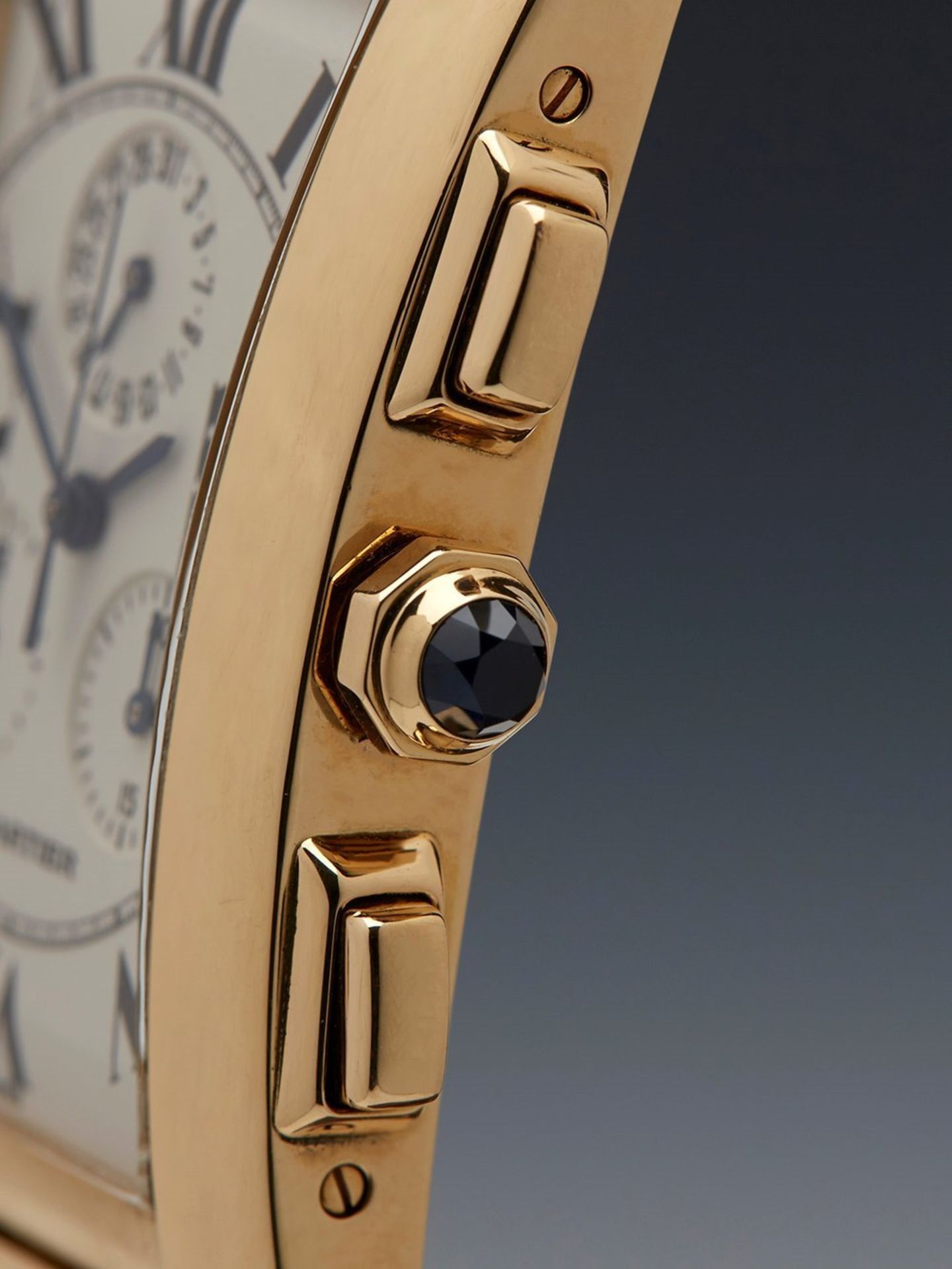 Cartier, Tank Americaine Chronograph 18k Yellow Gold W2601156 - Image 4 of 10