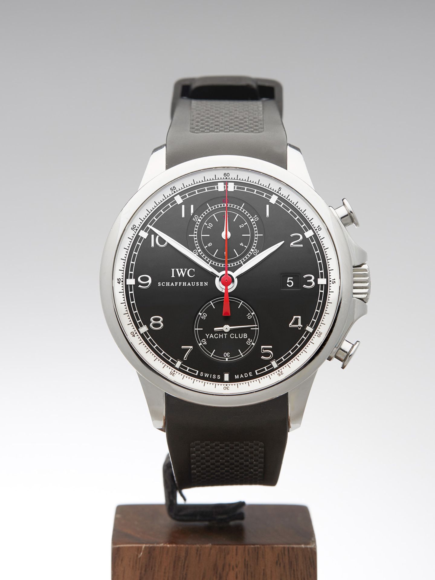 IWC, Portuguese Chronograph 45.3mm Stainless Steel IW390204 - Image 3 of 10