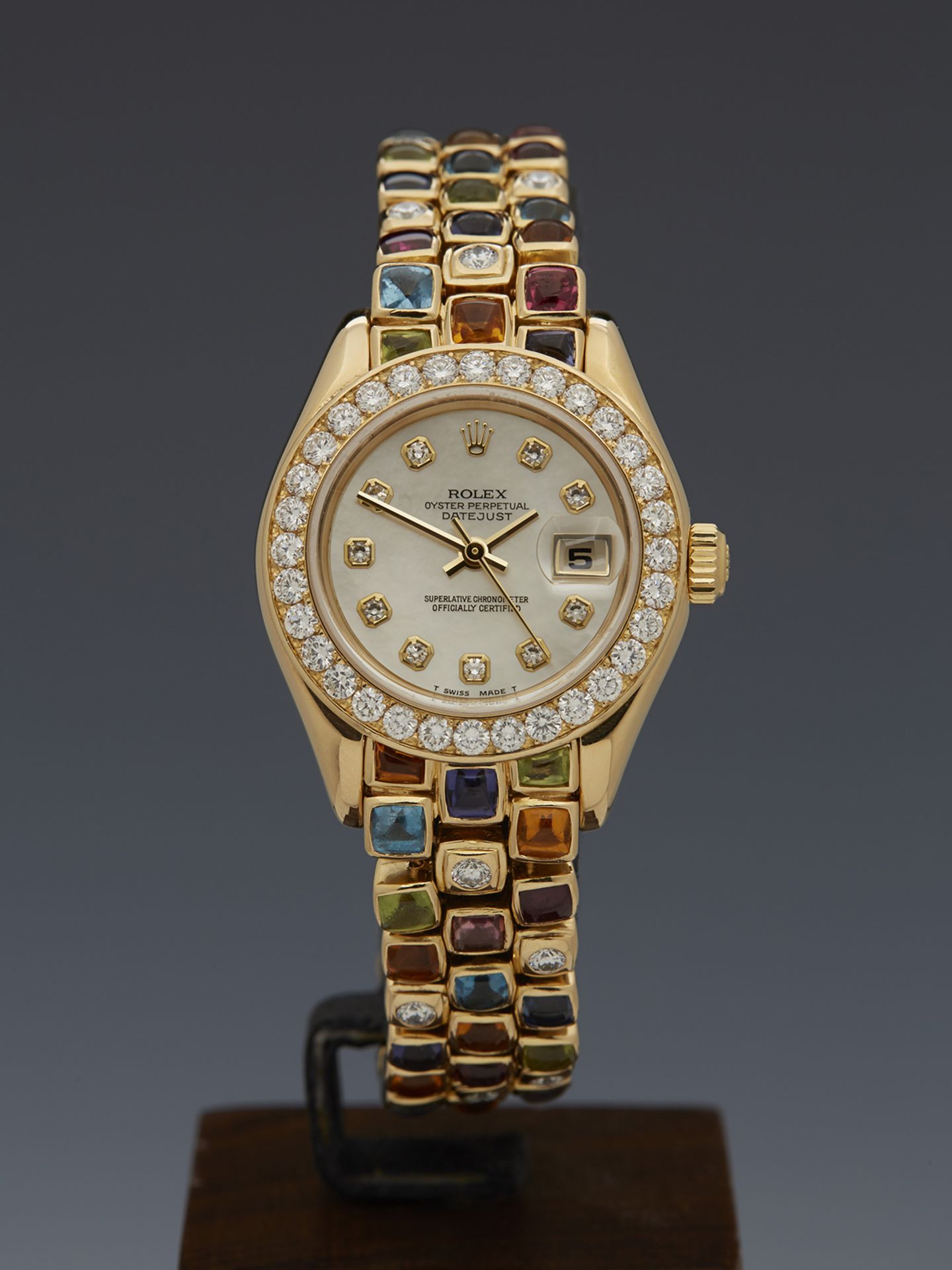 Rolex, Pearlmaster 69298 Diamonds & Precious Gems Limited Edition for the Dubai Royal Family - Image 3 of 11