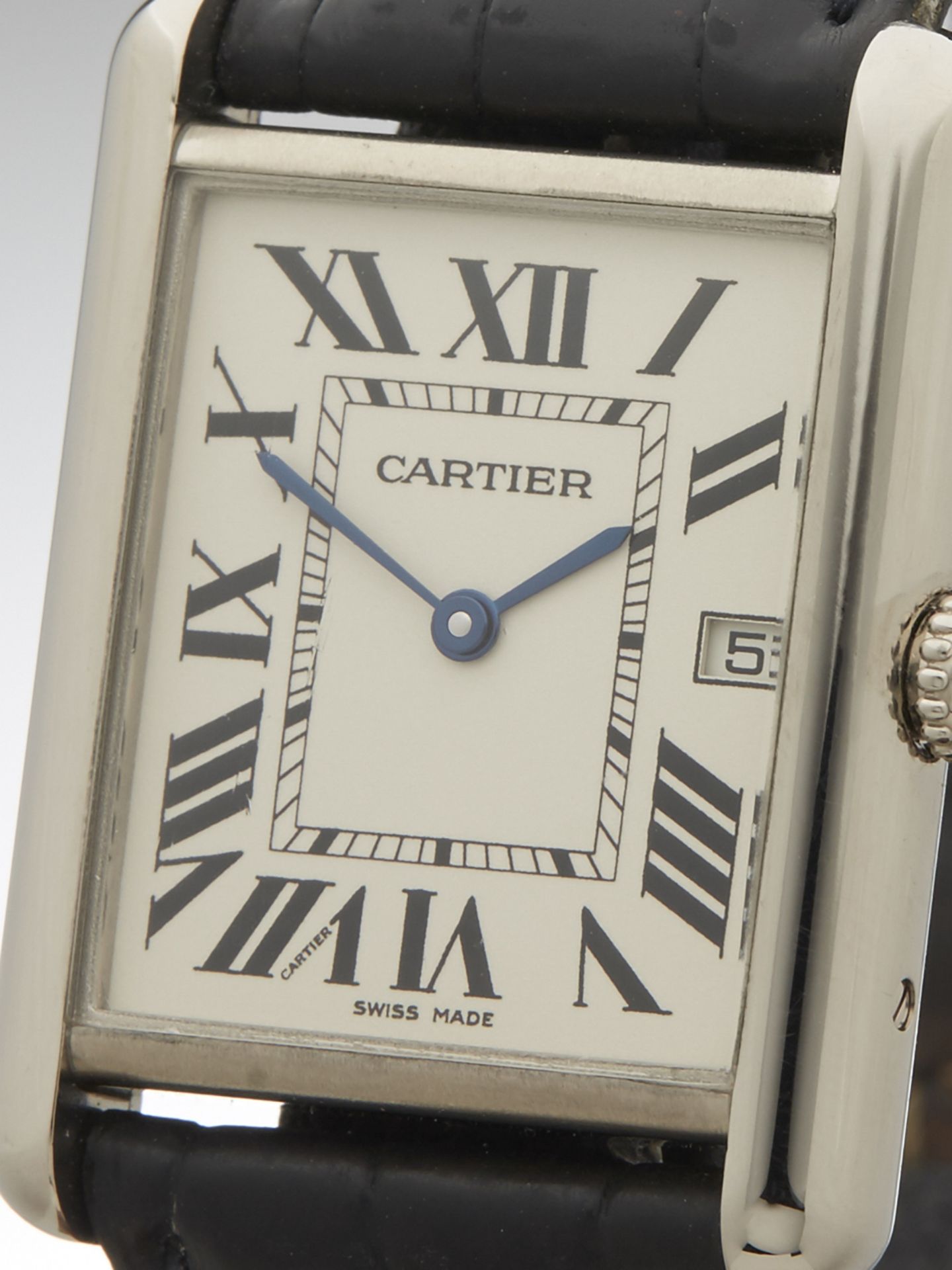 Cartier, Tank Louis 18k White Gold 25mm 18k White Gold - Image 2 of 9