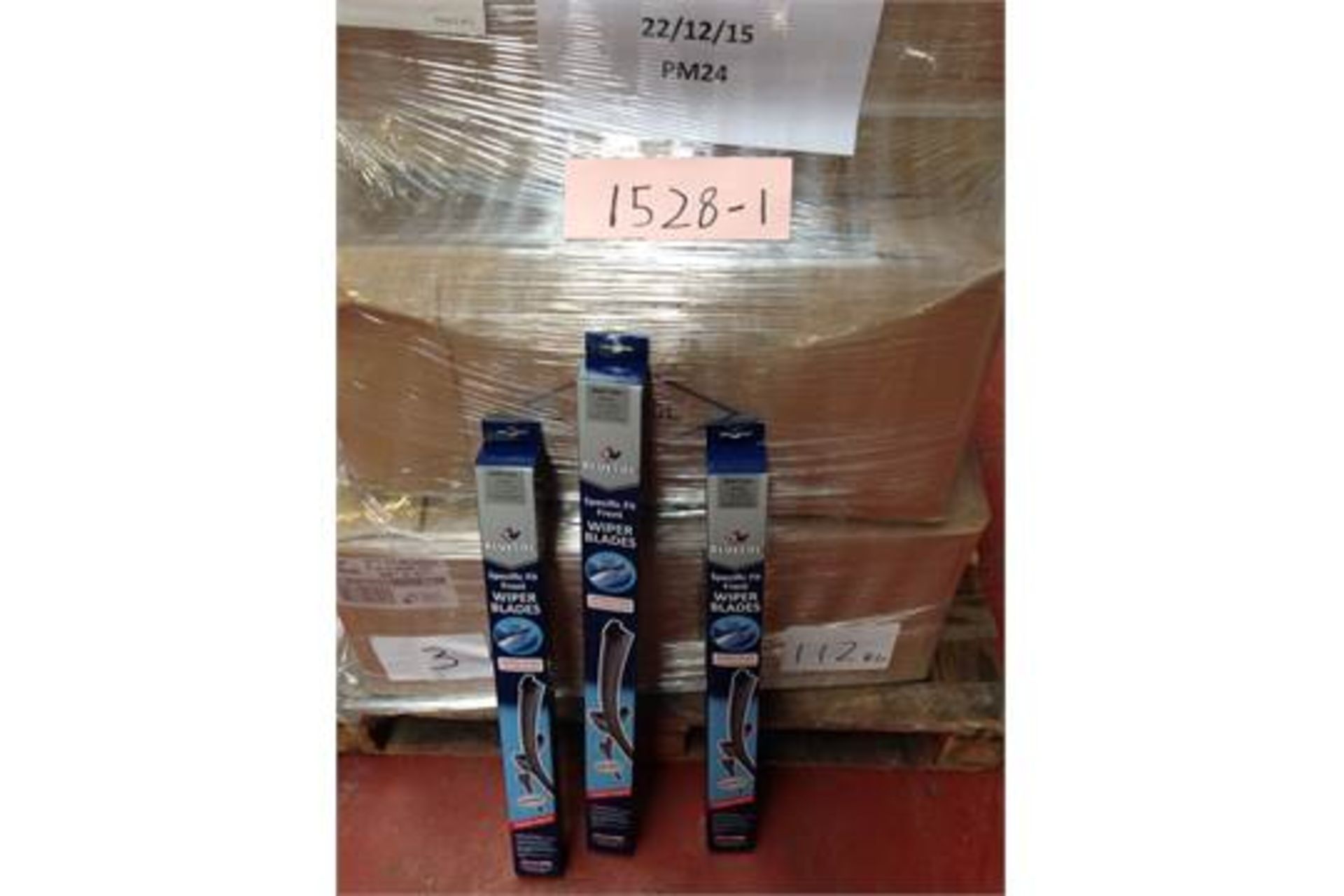 1528 | 1 x Pallet Bluecol wiper blades