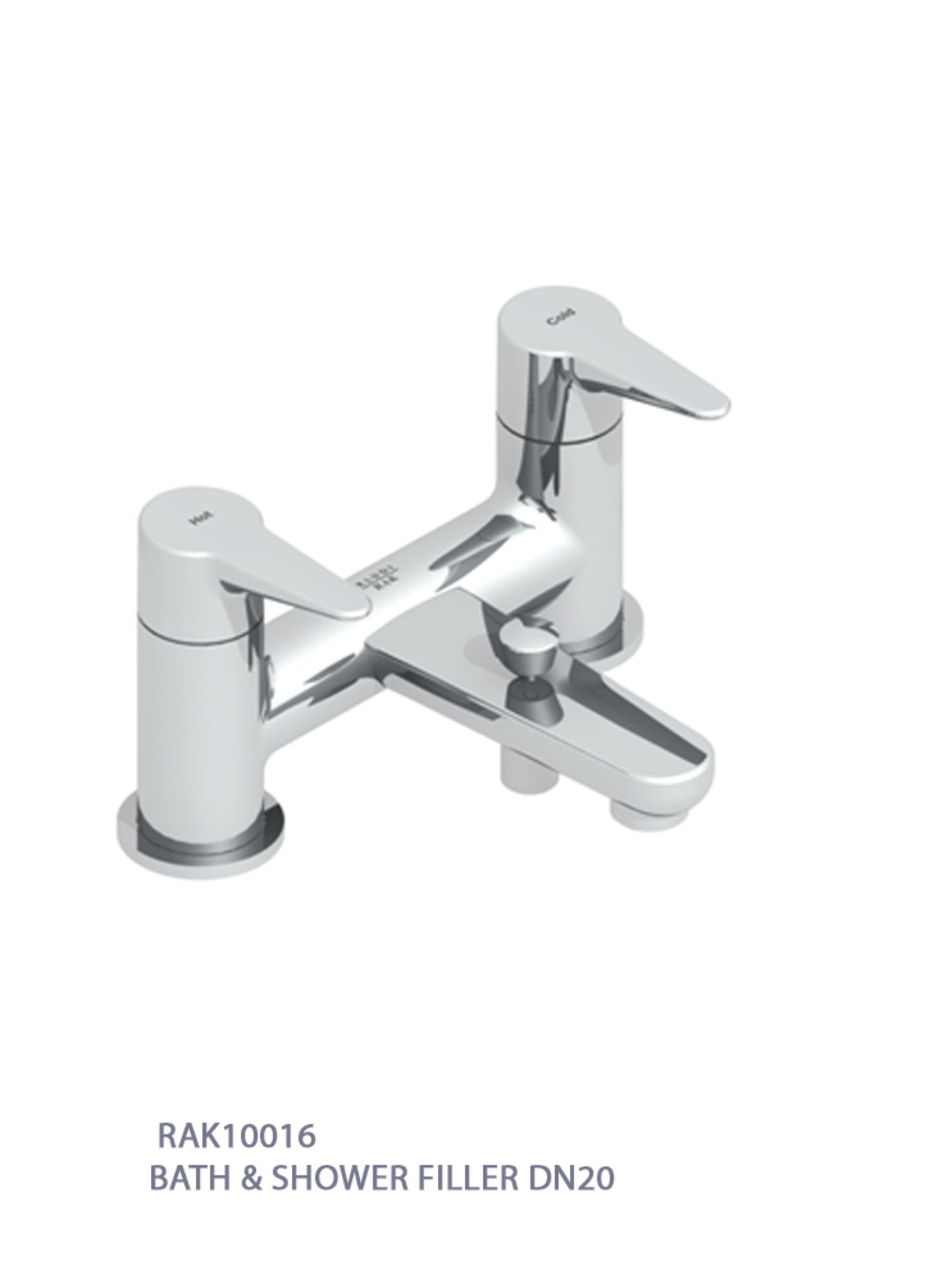 POLARIS BATH SHOWER MIXER AND KIT (RAK 10016) RRP £191.05