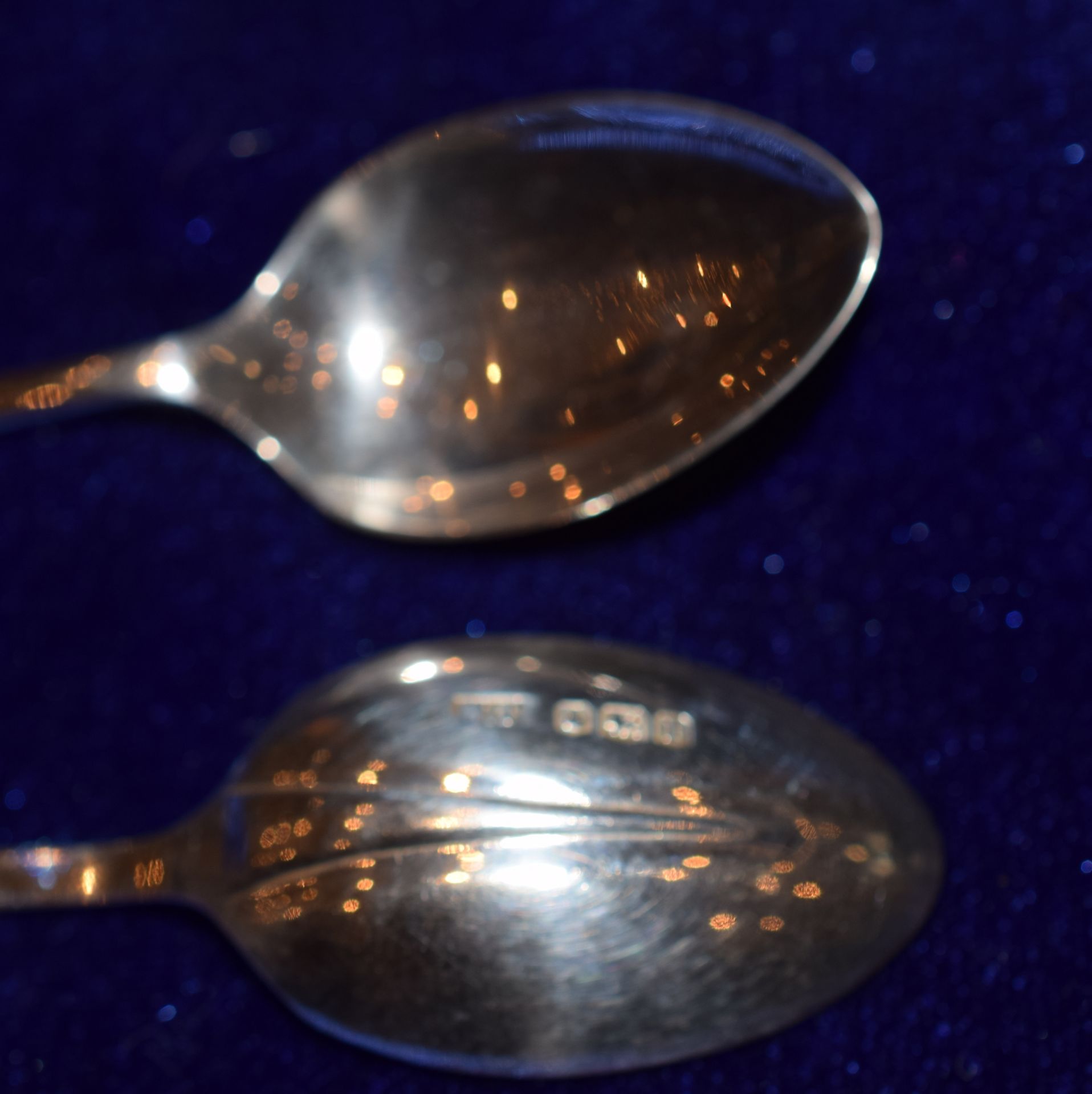Set of six Vintage Demitasse Silver Spoons - Image 4 of 4