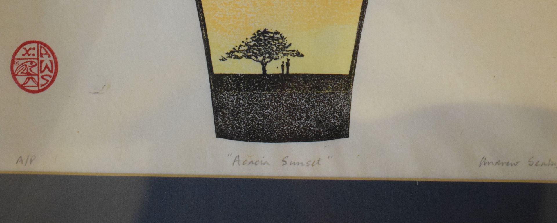 Andrew Seaby Limited Edition Print 'Acacia Sunset' - Image 2 of 3