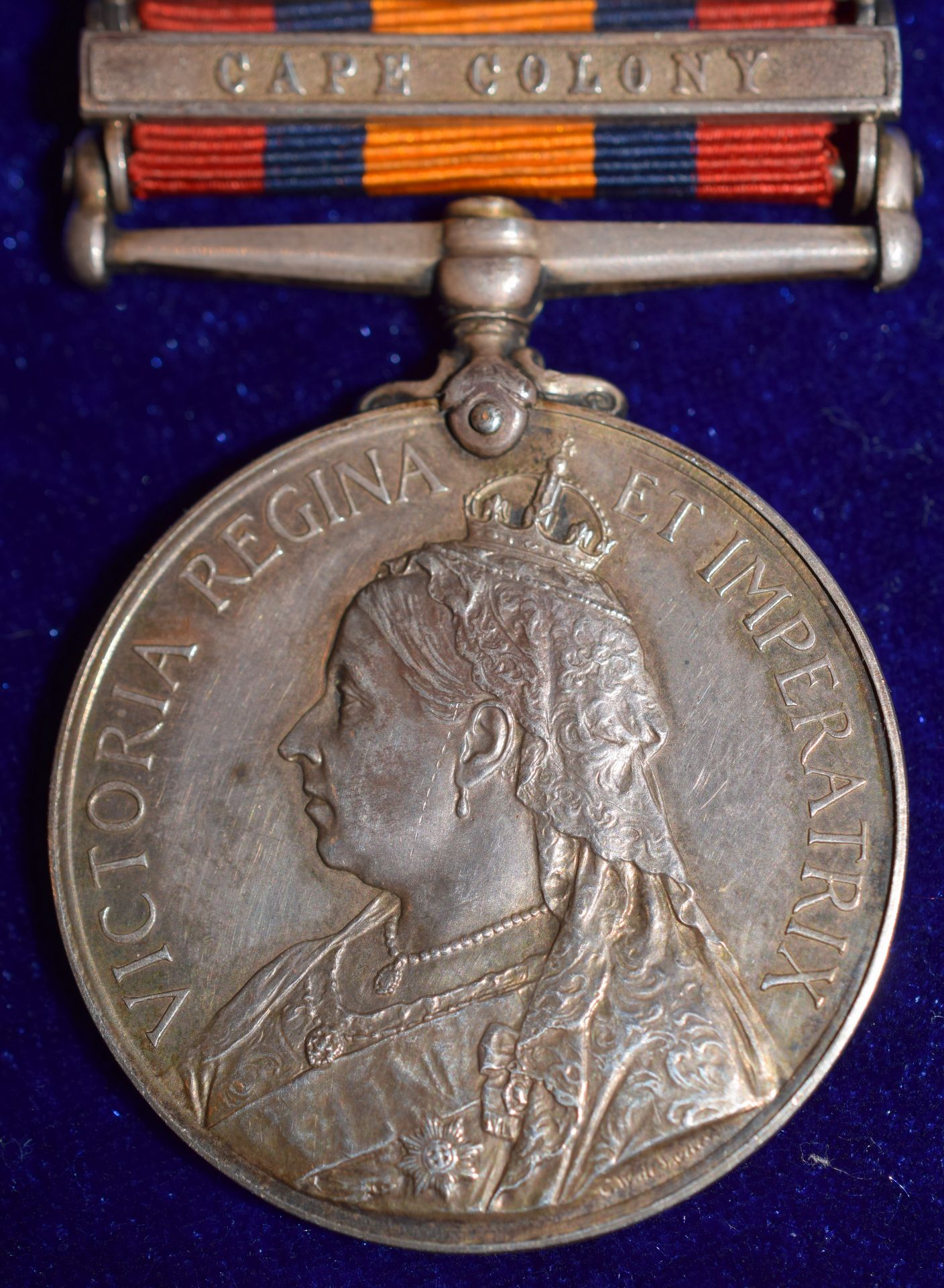 Silver Boer War Medal With 5 Bars - Image 2 of 8