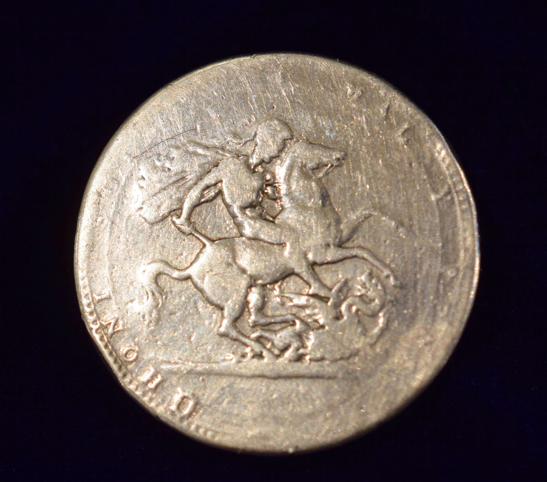 George 4th 1820 Silver Crown Brooch