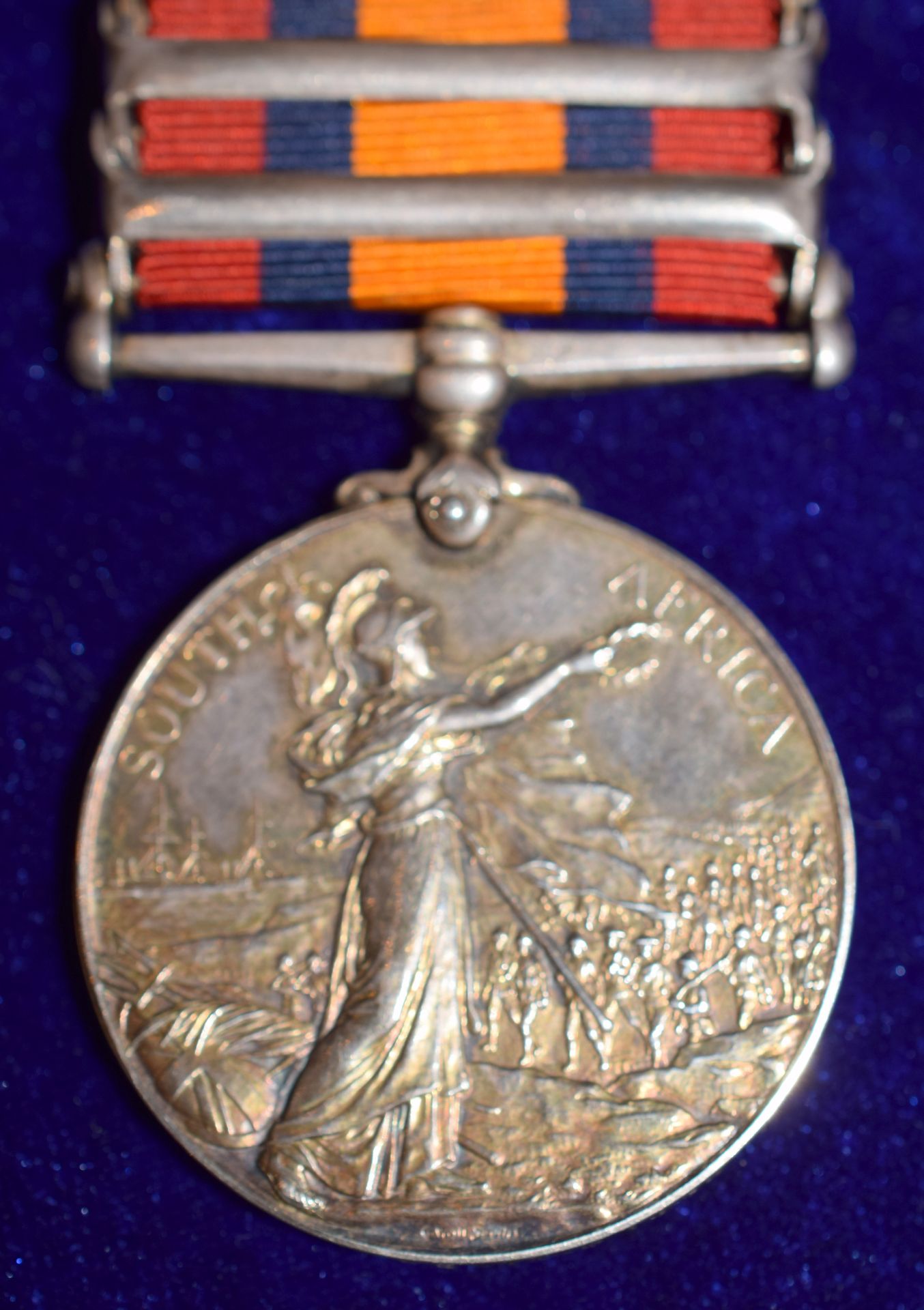 Silver Boer War Medal With 5 Bars - Image 7 of 8