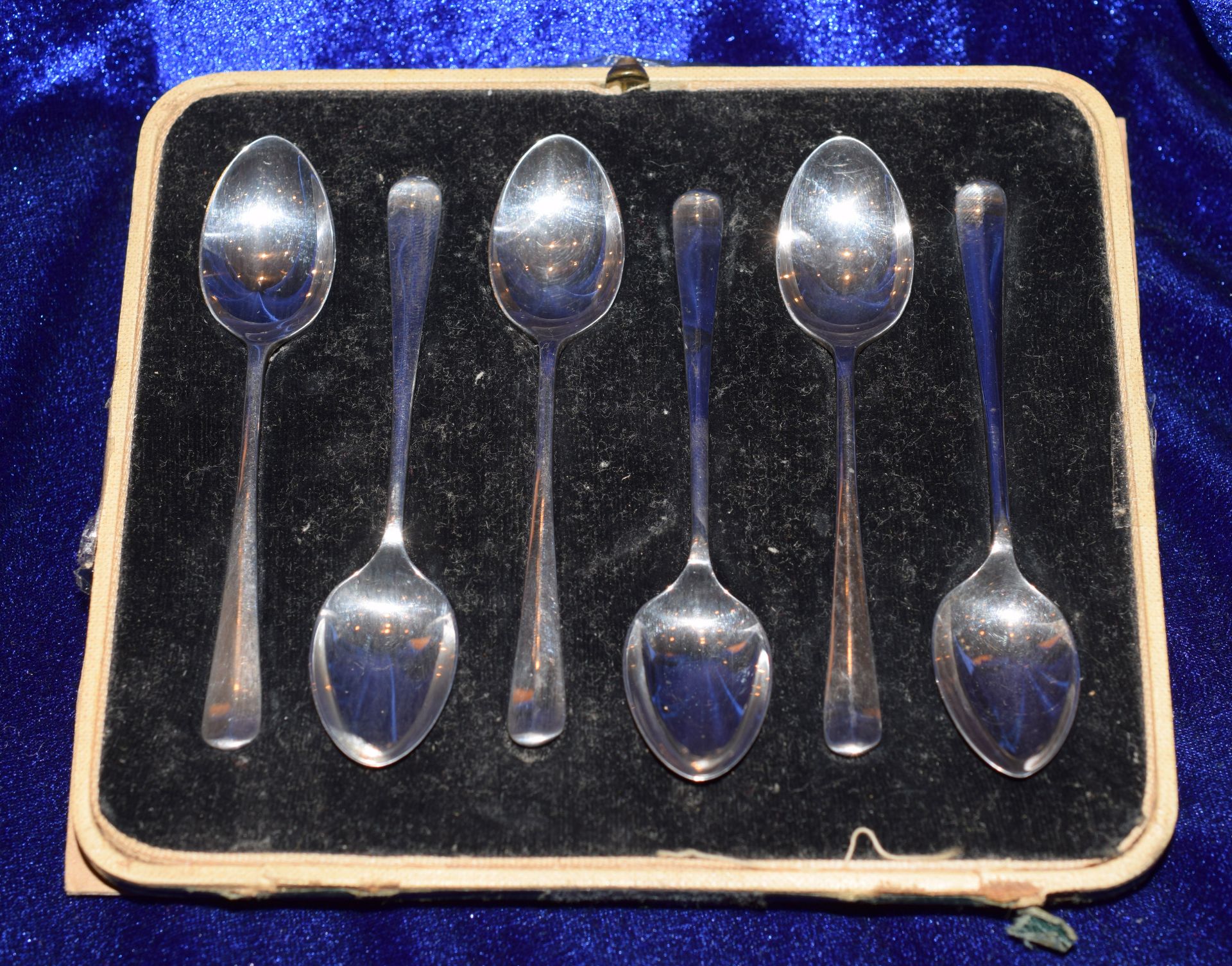 Set of six Vintage Demitasse Silver Spoons - Image 3 of 4