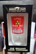 26 x Brand New - Ministry of Chaps Man Flu Pint Glasses