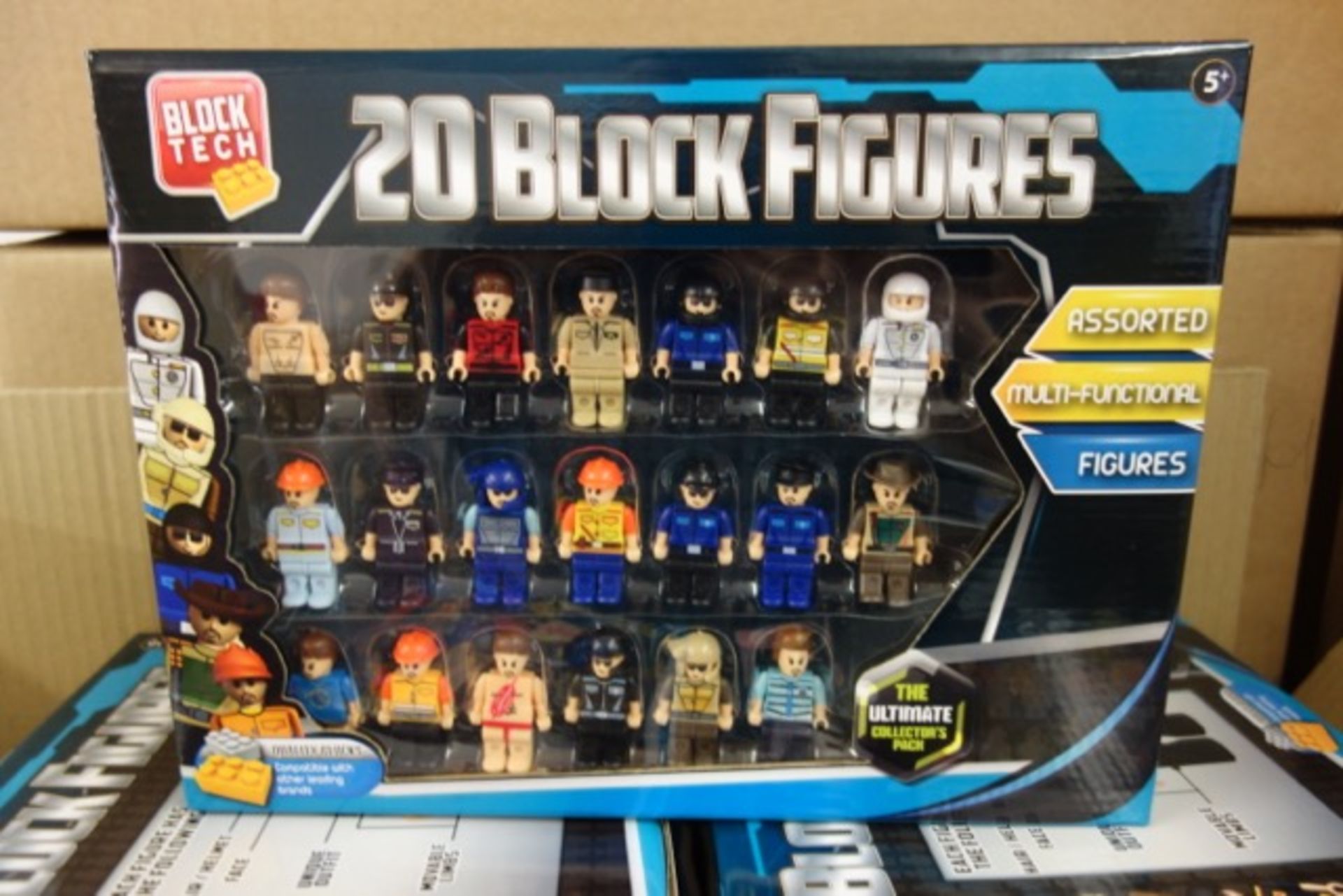 28 x Brand New - Block Tech 20 Block Figure's Set's - The Ultimate Collectors Pack.