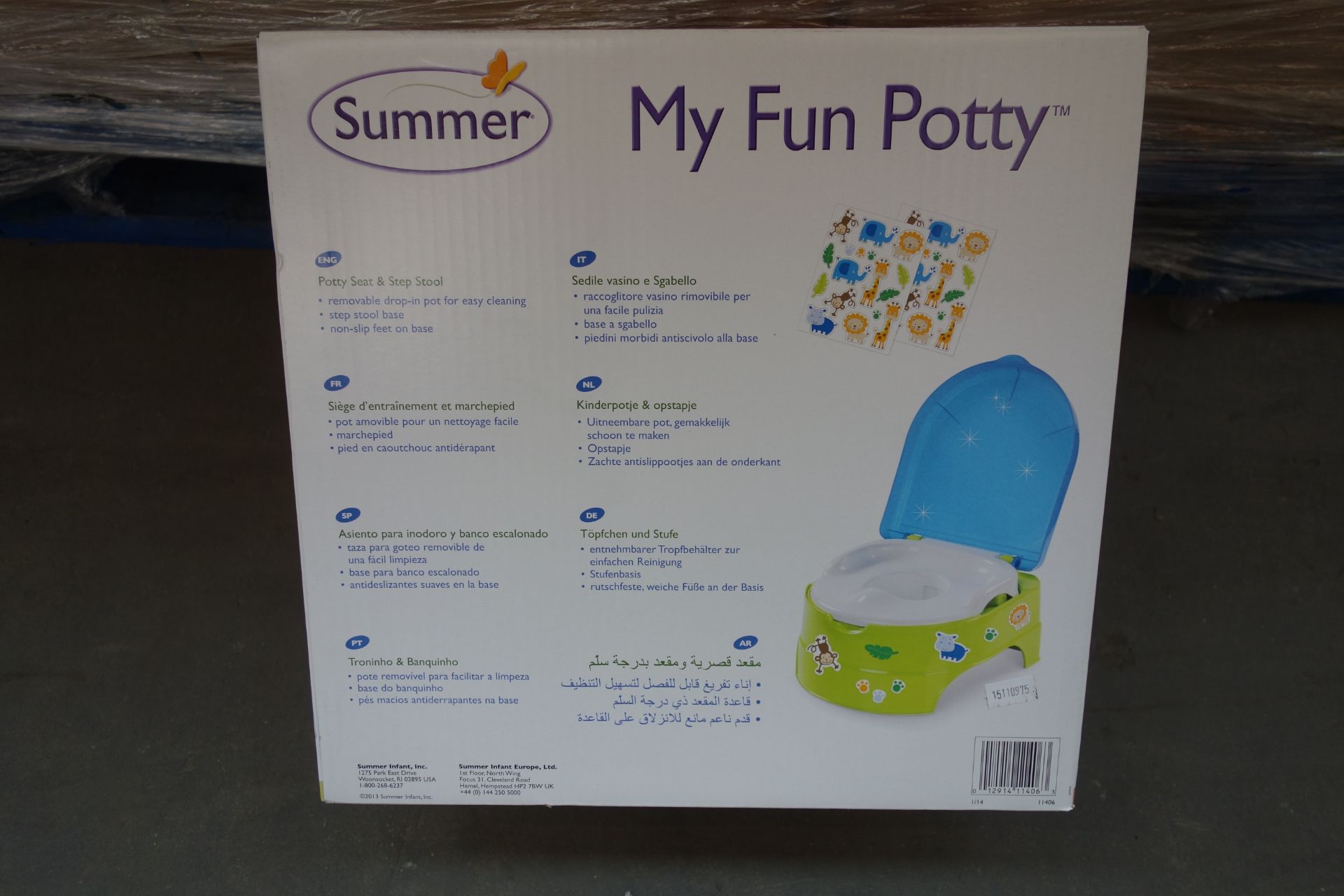 10 x Brand New - Summer My Fun Potty - Potty Seat & Step Stool Toilet Trainers - Image 3 of 3