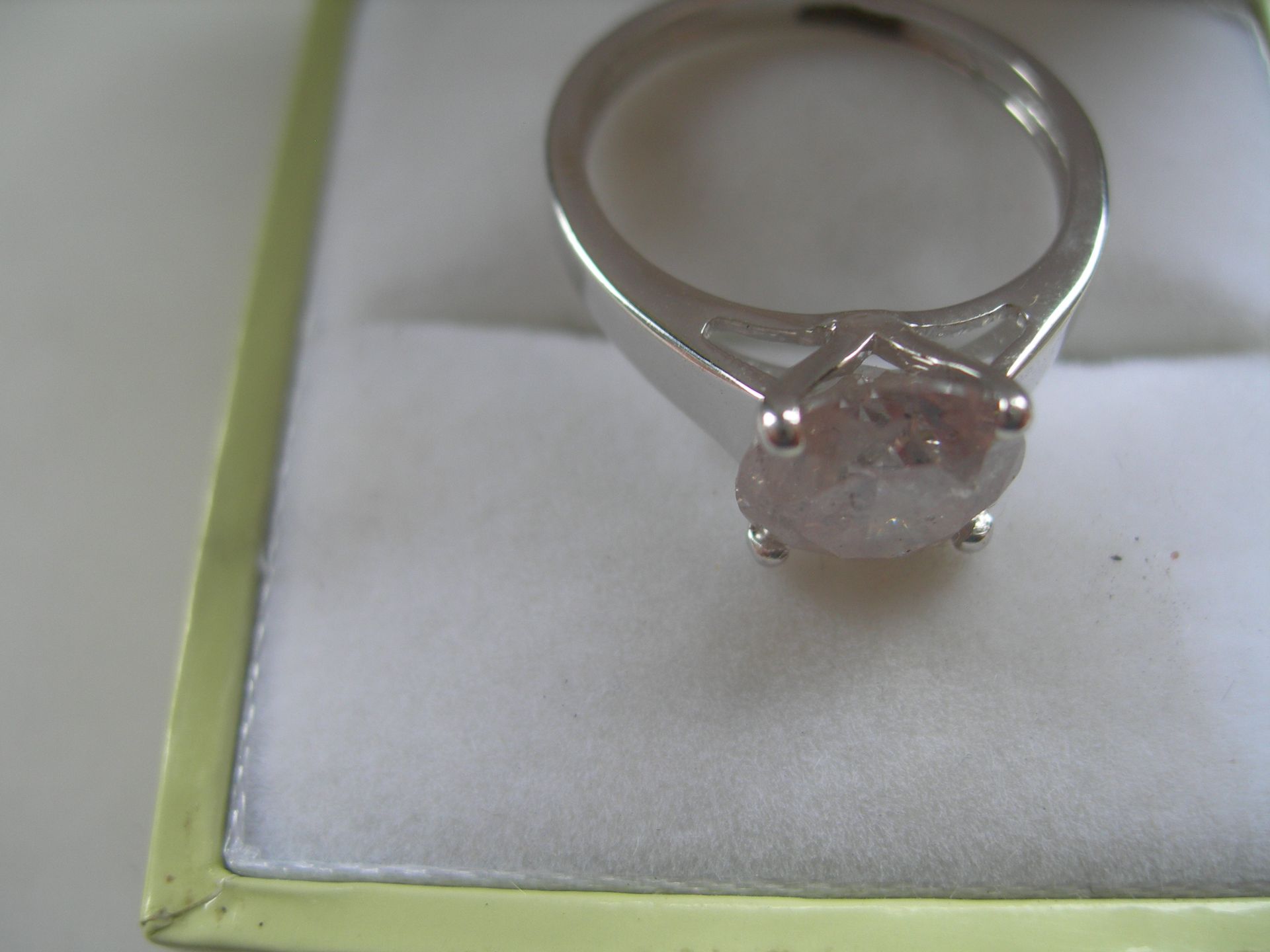 GIA Certified Natural Fancy Brownish-Pink 2.31ct Solitaire Diamond Ring - Image 3 of 11