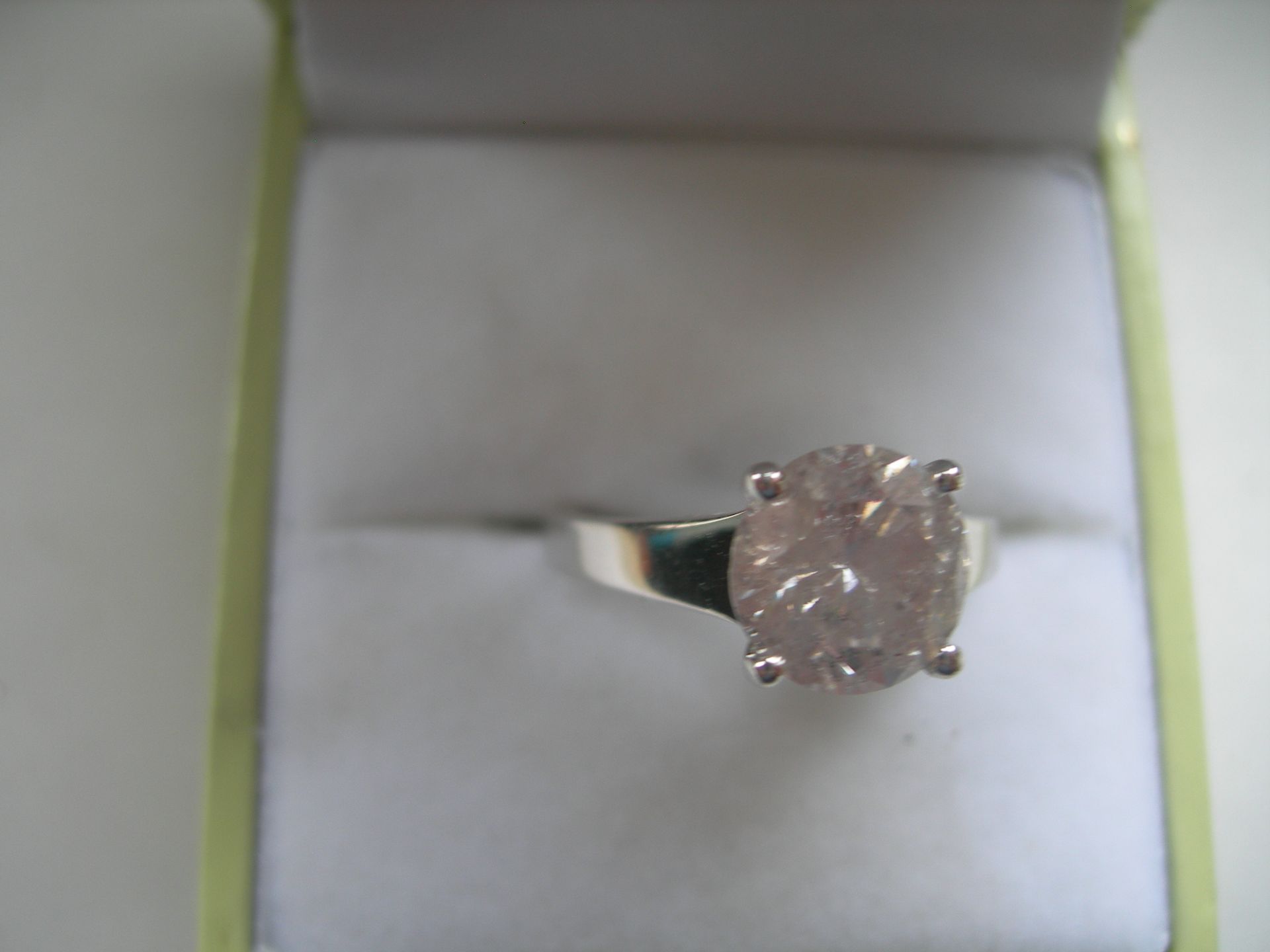 GIA Certified Natural Fancy Brownish-Pink 2.31ct Solitaire Diamond Ring - Image 5 of 11